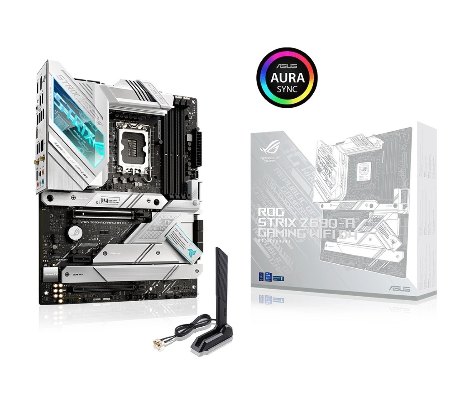 Asus Rog Strix Z690-A Gaming Wifi Intel Z690 Lga1700 Ddr5 6400 Mhz Atx - Görsel 3
