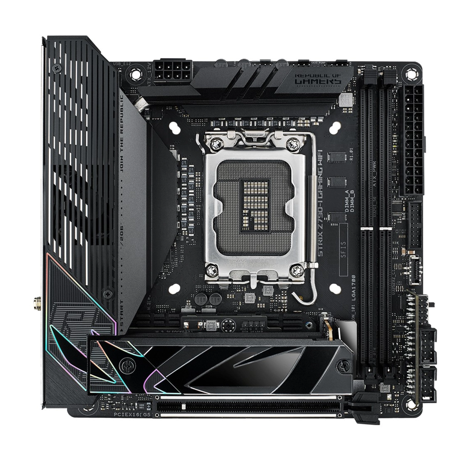 Asus Rog Strix Z790-I Gaming Wifi Intel Z790 Lga1700 Ddr5 Mini-Itx Anakart - Görsel 4
