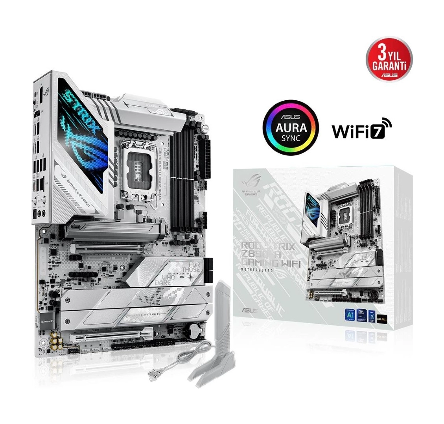 Asus Rog Strix Z890-A Gaming Wifi Ddr5 5Xm2 Usb3.2 Rgb Lan Atx ürün görseli