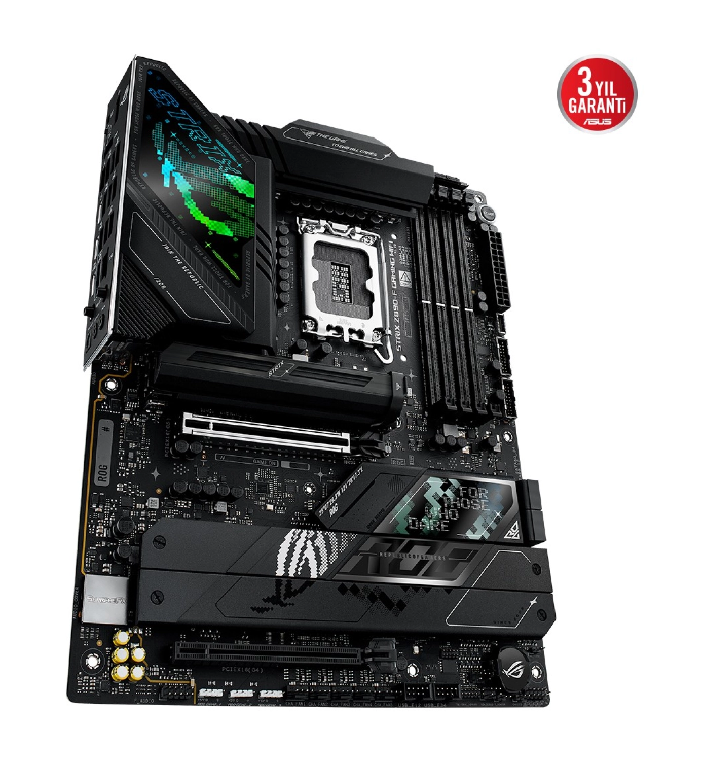 Asus Rog Strıx Z890-A Gaming Wıfı Lga1851 Ddr5 9066 2Xusb4 5Xm2 Wf7+Bt Atx ürün görseli