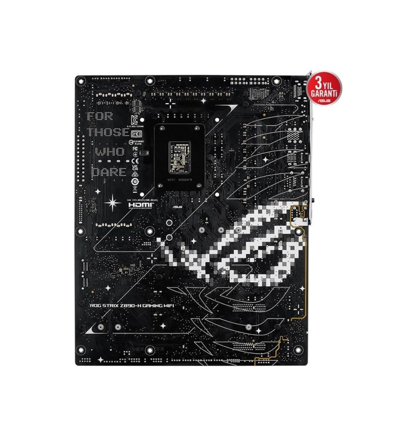 Asus Rog Strıx Z890-H Gaming Ddr5 Hdmı-Dp Usbc Pcıe 5.0 1851P Atx - Görsel 3
