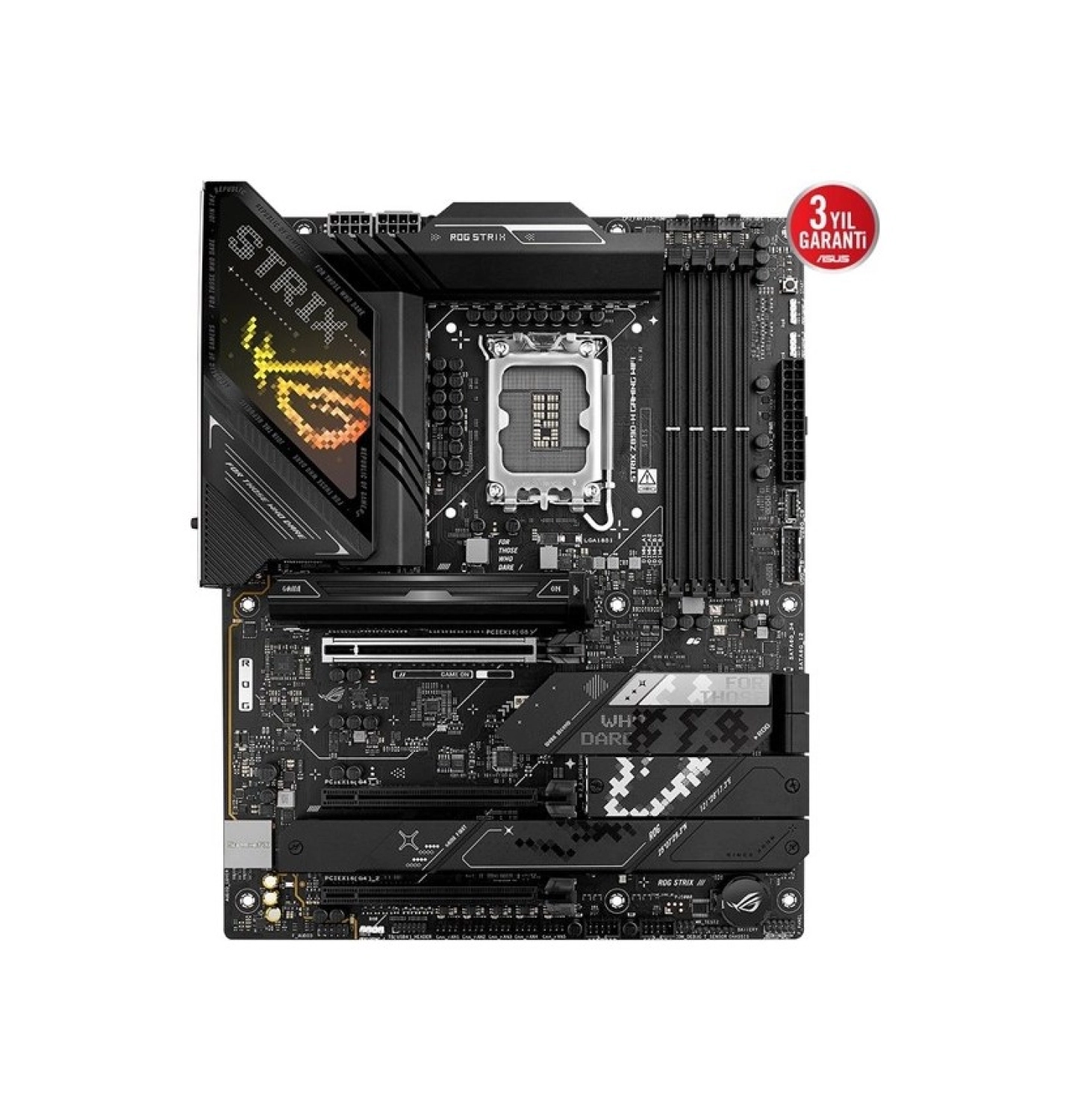 Asus Rog Strıx Z890-H Gaming Ddr5 Hdmı-Dp Usbc Pcıe 5.0 1851P Atx - Görsel 2
