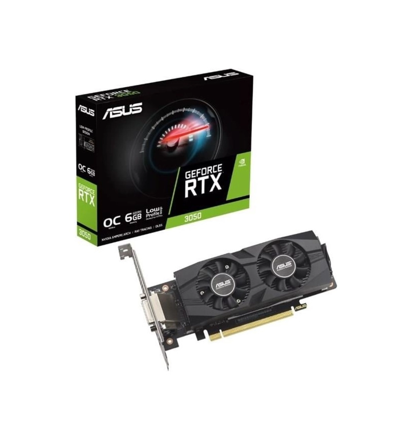Asus Rtx3050 6Gb Rtx3050-O6G-Lp-Brk Gdrr6 96Bi̇t Oc Hdmi Ekran Kartı ürün görseli