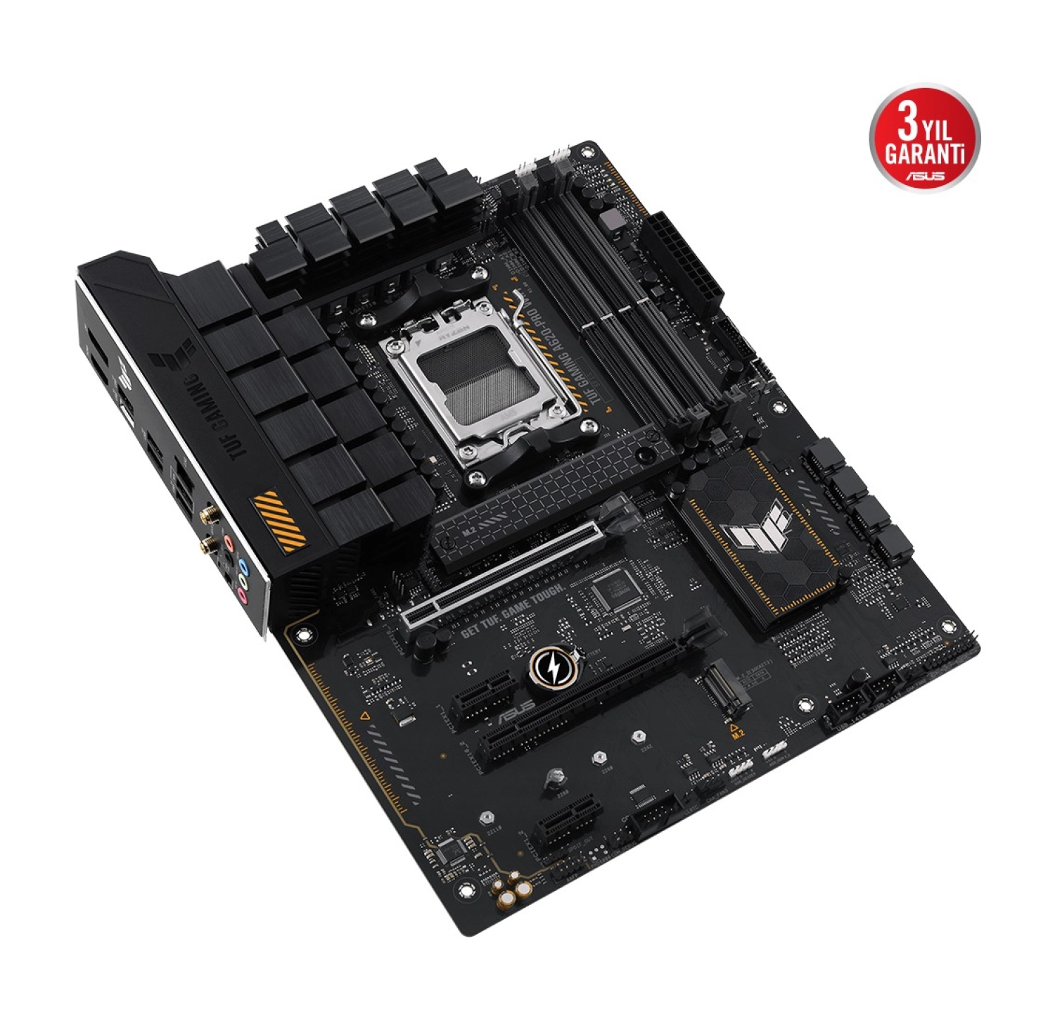 Asus Tuf Gamıng A620-Pro Wıfı Amd A620 Am5 Ddr5 6400 Dp Hdmı Çift M2 Usb3.2 Ax Wifi + Bt Aura Rgb 2.5Gbit Lan Atx Anakart - Görsel 5