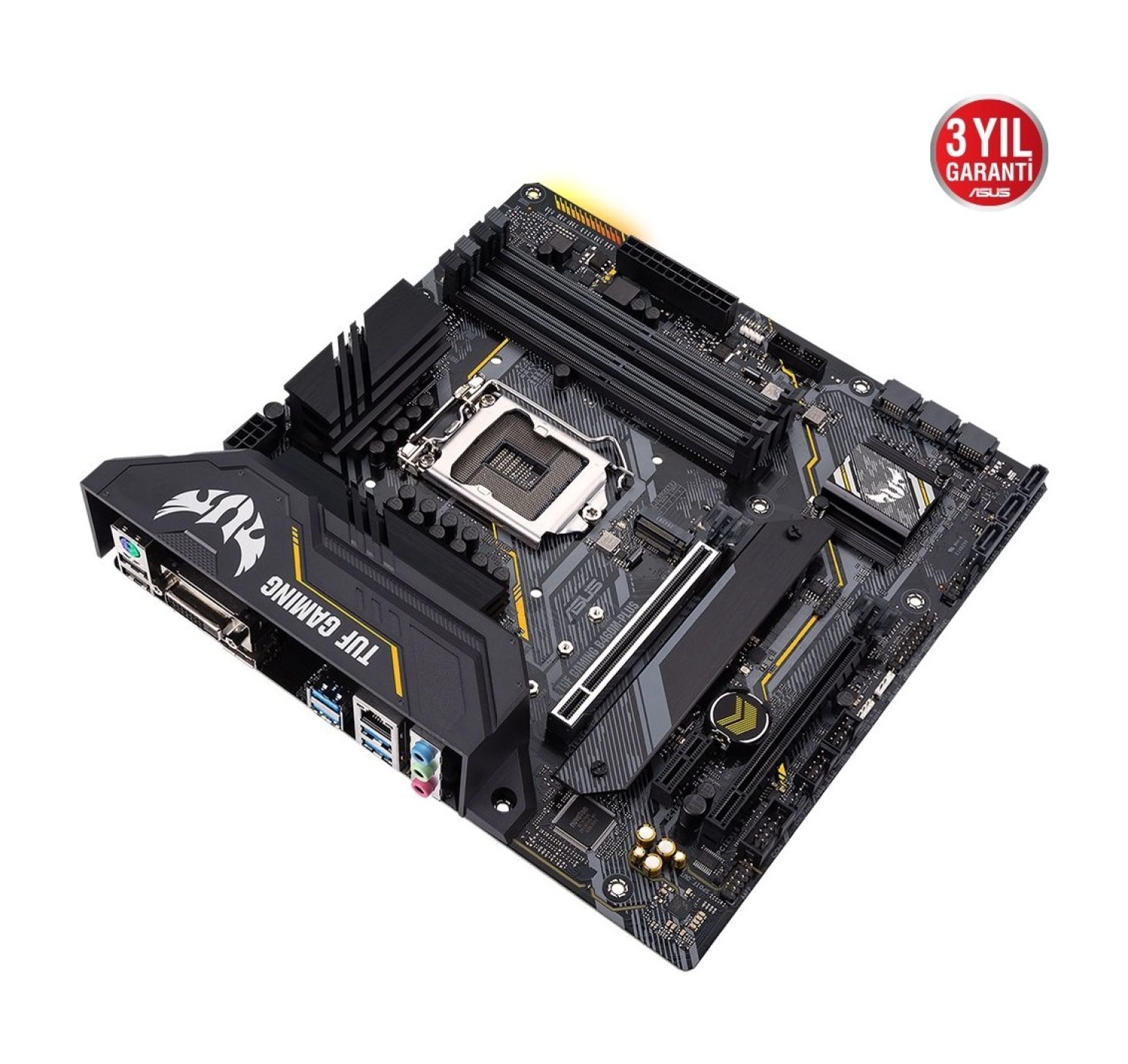 Asus Tuf Gaming B460M-Plus Intel B460 Ddr4 2933 Mhz Lga1200 Matx Anakart ürün görseli