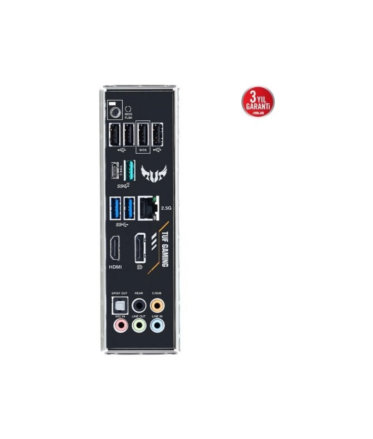 Asus Tuf Gaming B550-Pro Amd 550 4600Mhz Ddr4 Am4 Atx Anakart - Görsel 5