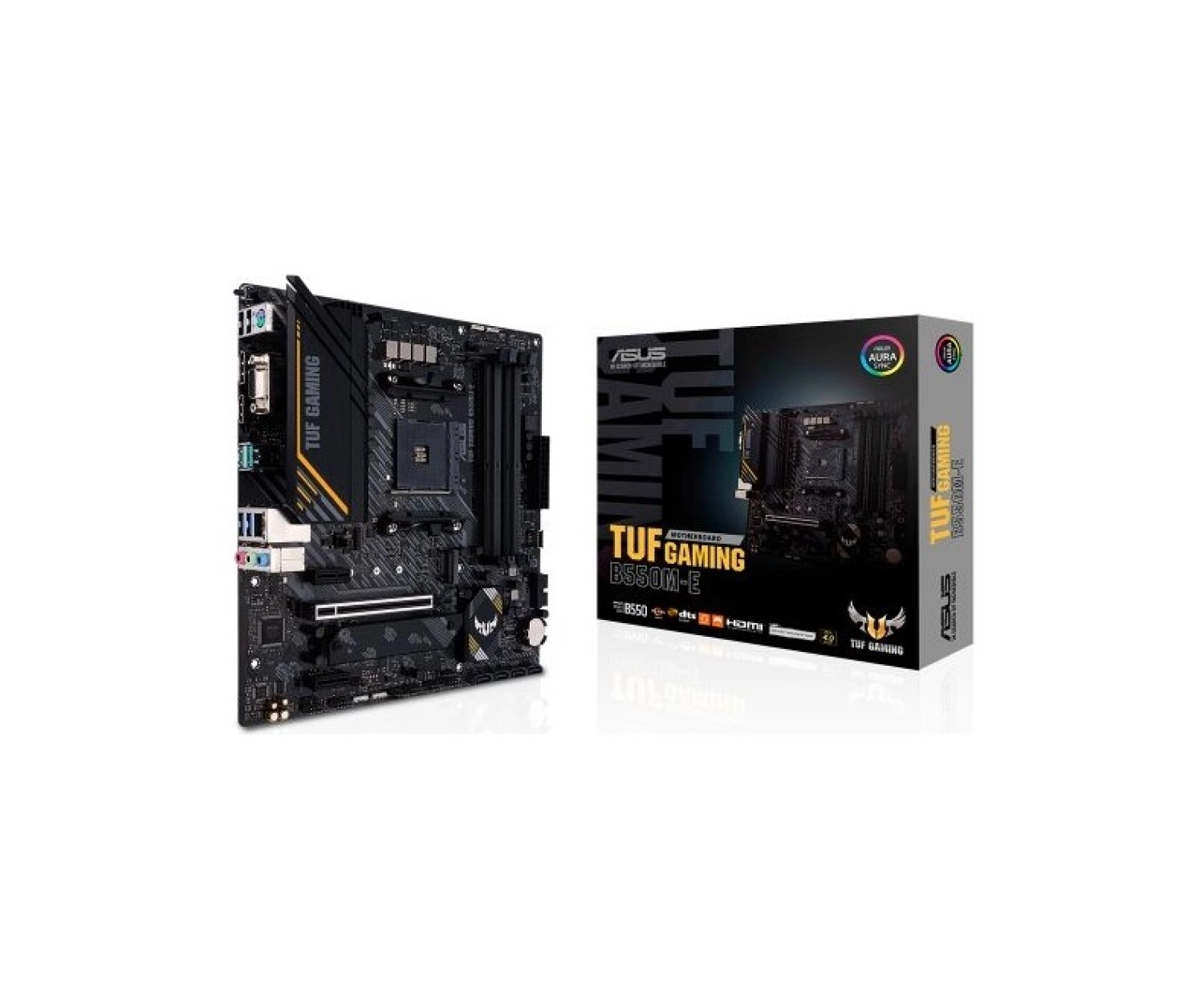 Asus Tuf Gamıng B550M-E Amd B550 Am4 Ddr4 4800 Dp Hdmı Vga Çift M2 Usb3.2 Aura Rgb Matx (Tuf Gamıng B550M-E) Anakart ürün görseli