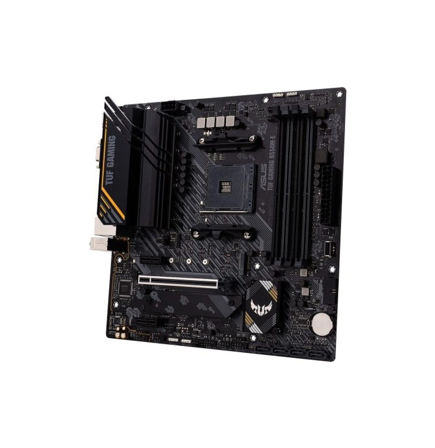 Asus Tuf Gamıng B550M-E Amd B550 Am4 Ddr4 4800 Dp Hdmı Vga Çift M2 Usb3.2 Aura Rgb Matx (Tuf Gamıng B550M-E) Anakart - Görsel 4