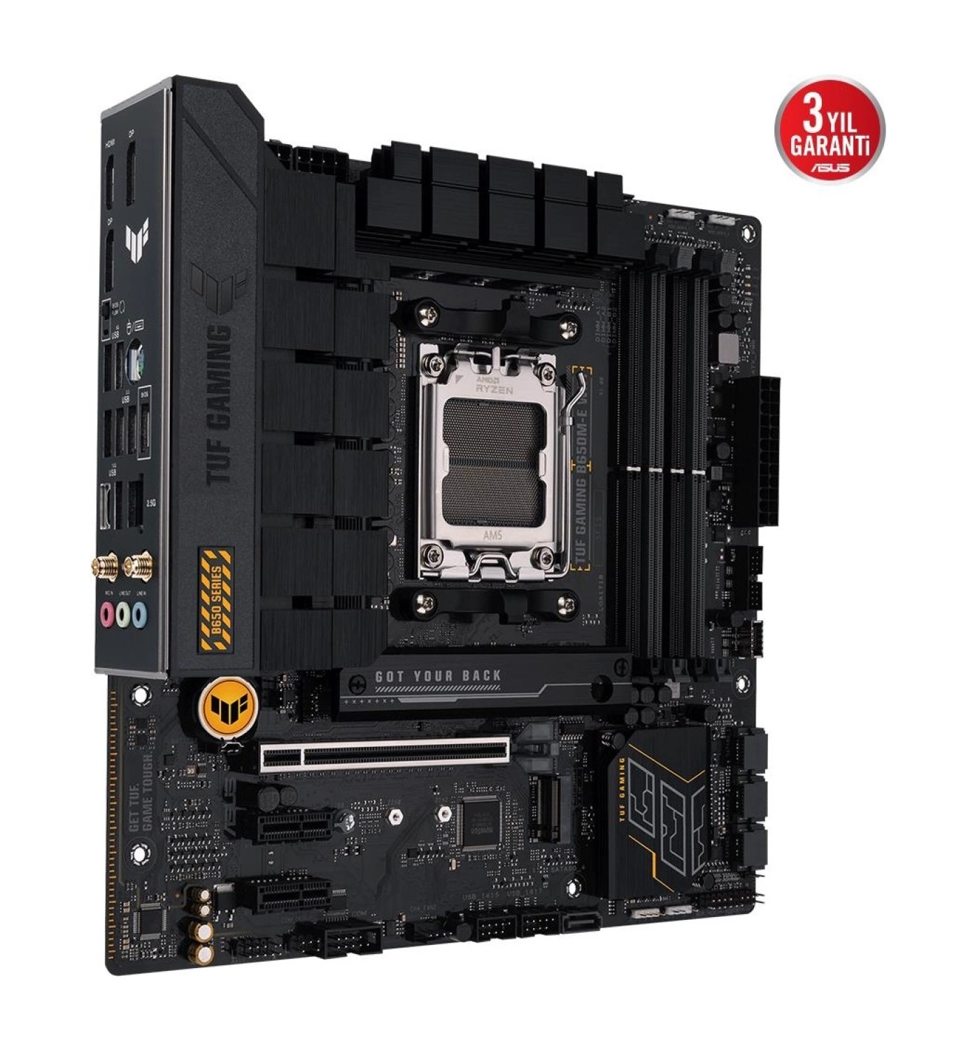 Asus Tuf Gaming B650M-E Wifi Amd B650 Am5 Ddr5 Matx Anakart - Görsel 4
