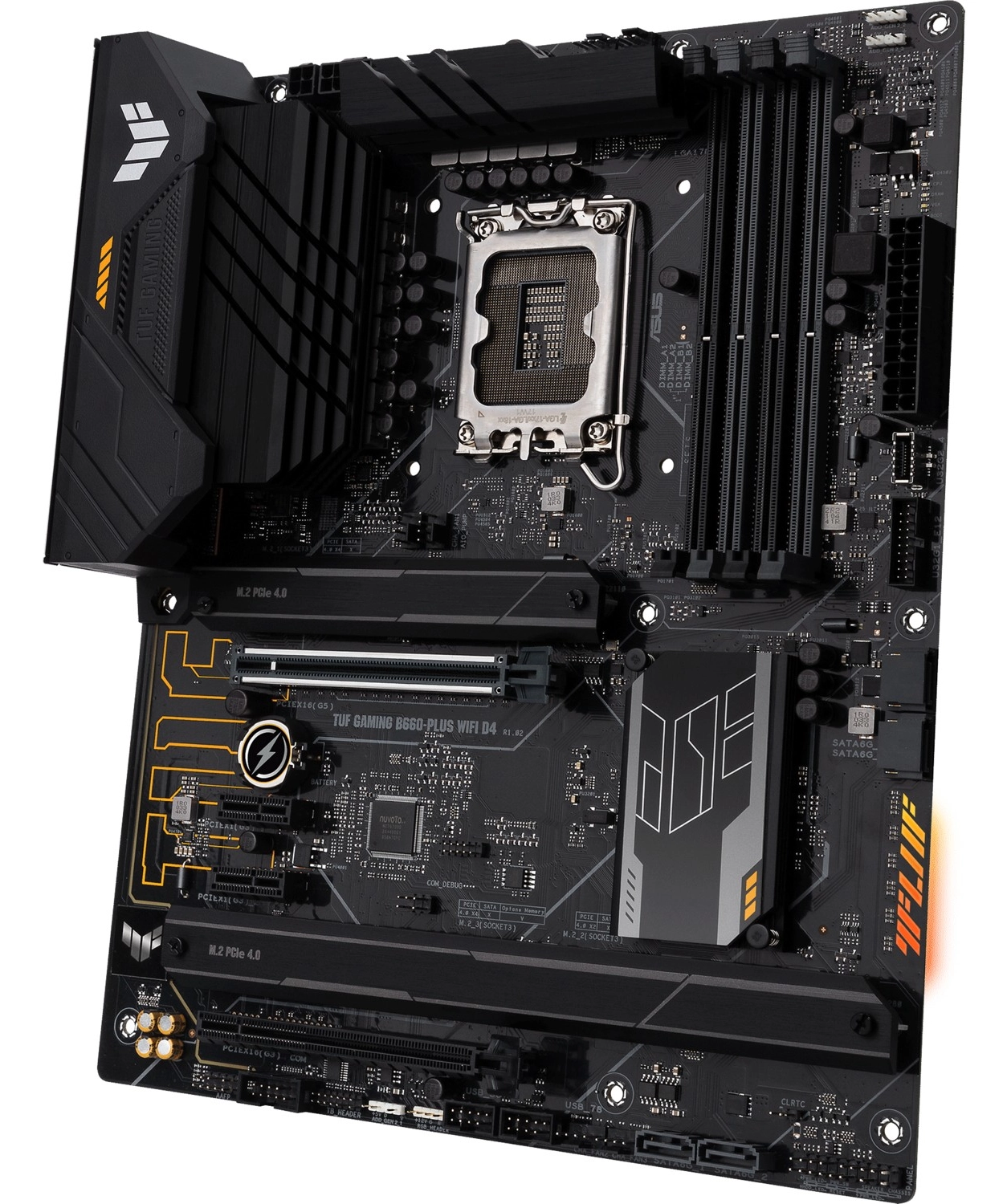 Asus Tuf Gaming B660-Plus Wifi D4 Intel B660 Lga1700 Ddr4 Atx Anakart - Görsel 4