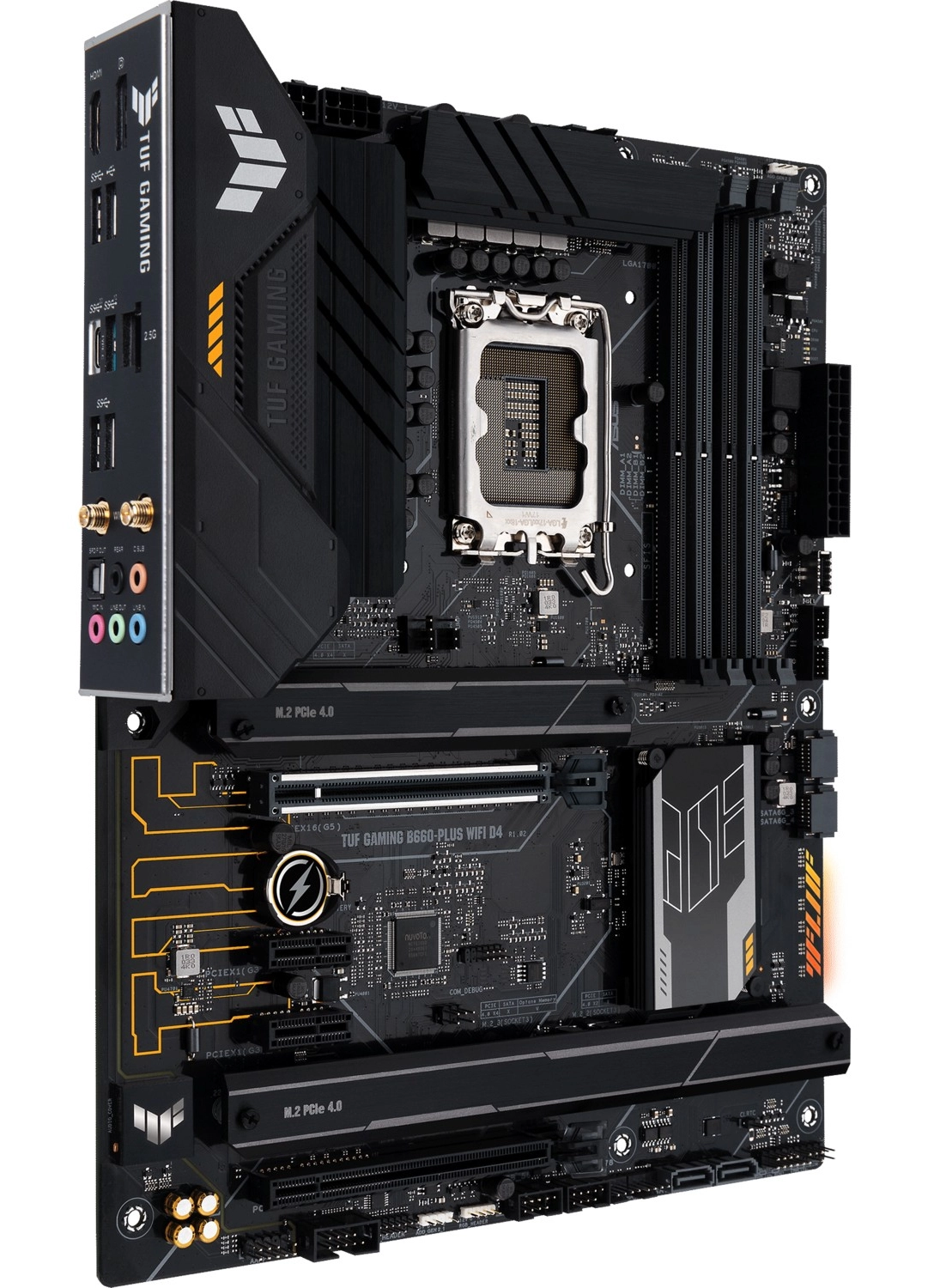 Asus Tuf Gaming B660-Plus Wifi D4 Intel B660 Lga1700 Ddr4 Atx Anakart - Görsel 3