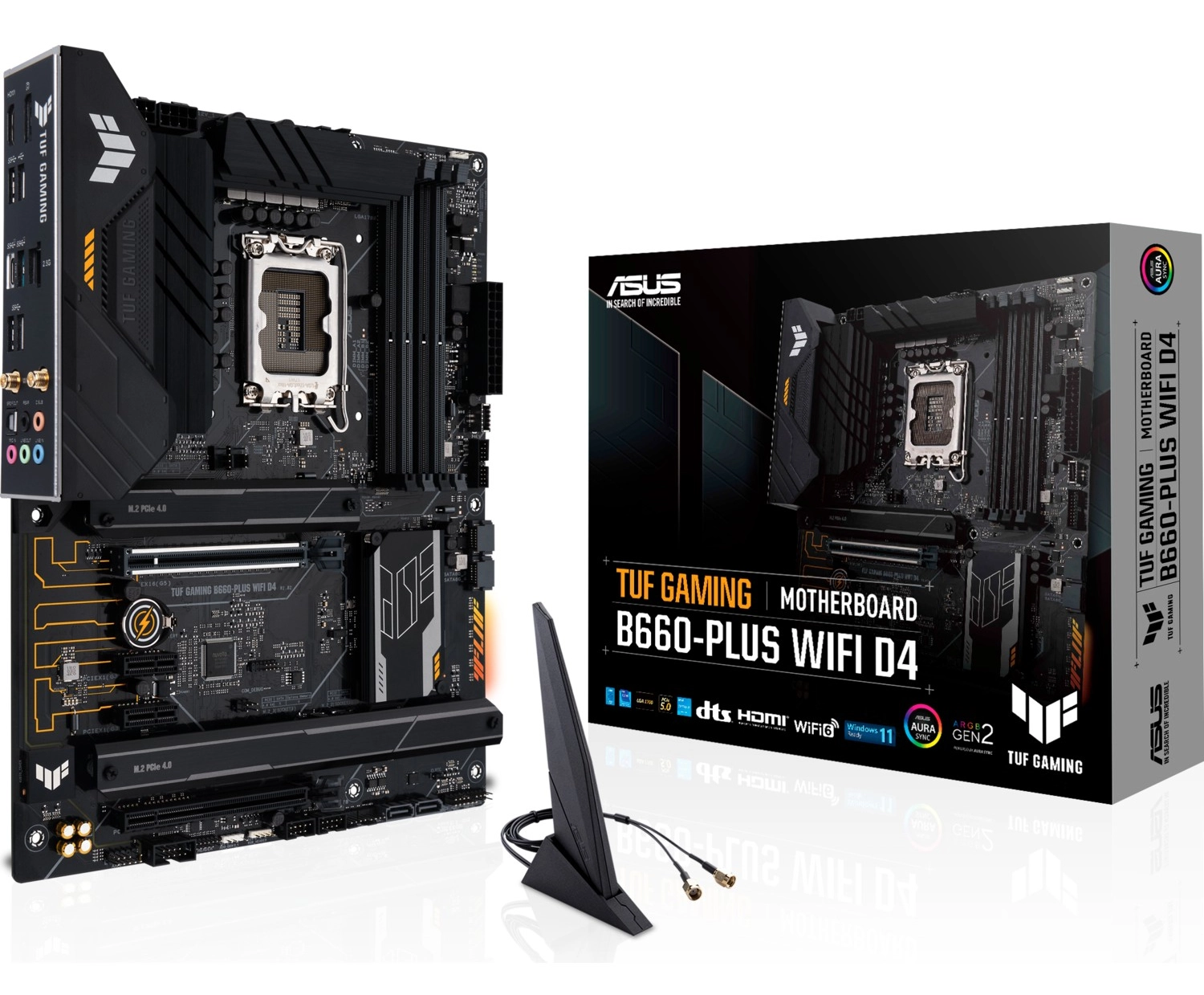 Asus Tuf Gaming B660-Plus Wifi D4 Intel B660 Lga1700 Ddr4 Atx Anakart ürün görseli