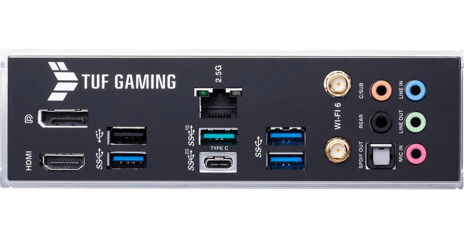 Asus Tuf Gaming B660-Plus Wifi D4 Intel B660 Lga1700 Ddr4 Atx Anakart - Görsel 5