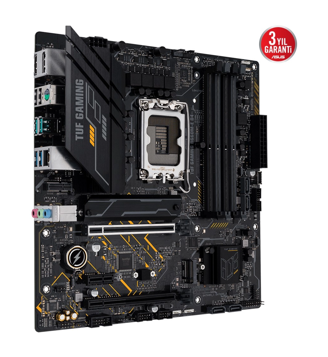 Asus Tuf Gaming B660M-E D4 Intel B660 Lga1700 Ddr4 Matx Anakart ürün görseli