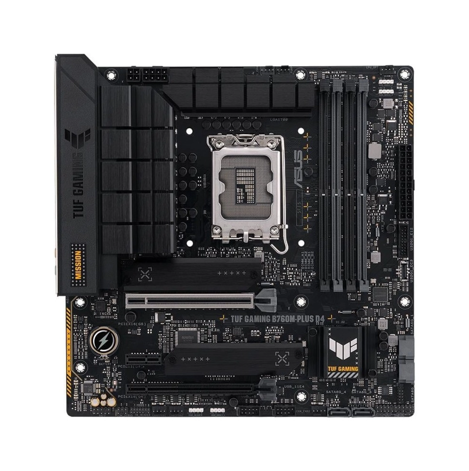 Asus Tuf Gaming B760M-Plus D4 Soket 1700 5333Mhz(Oc) Ddr4 M.2 Anakart - Görsel 4