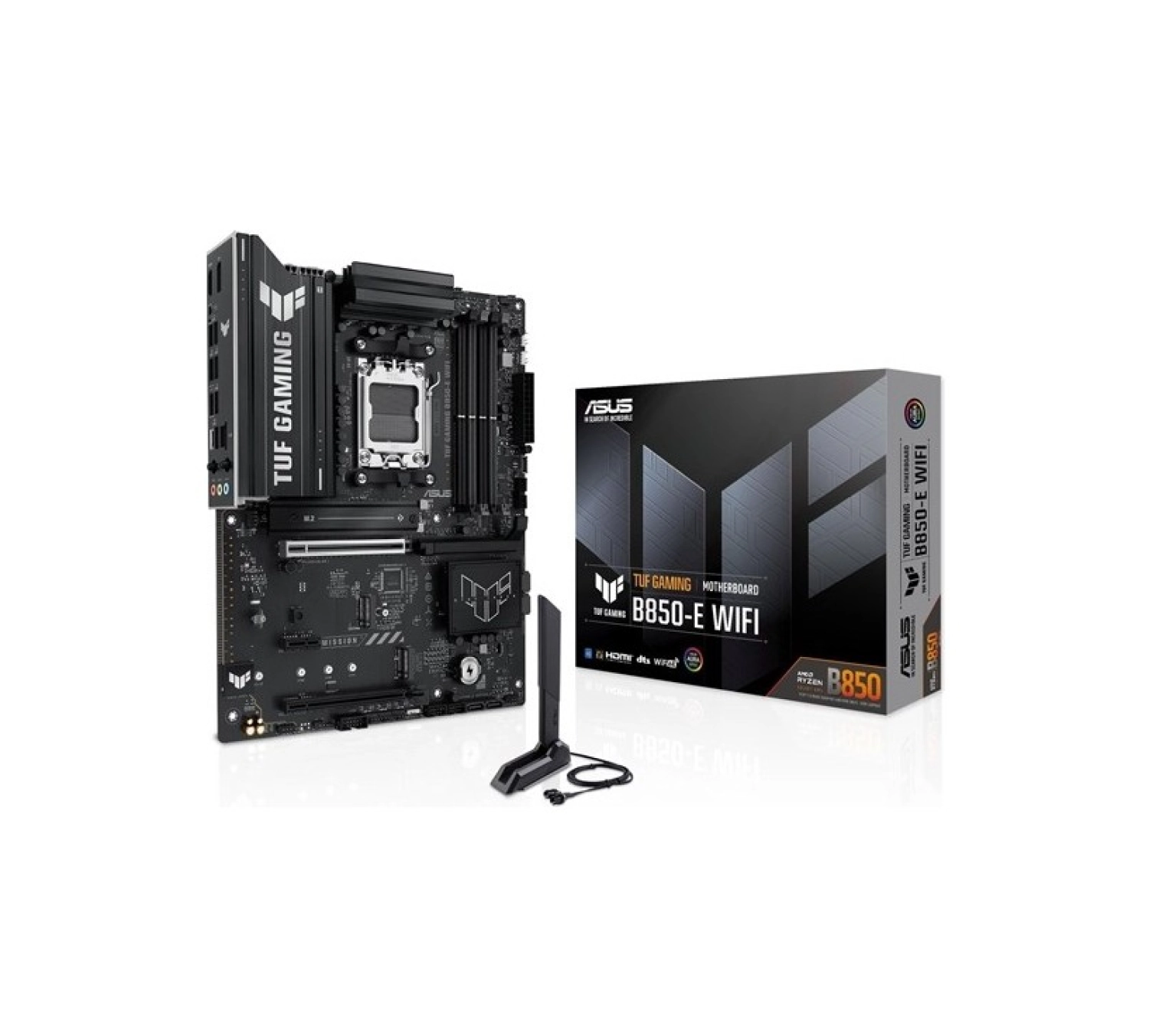 Asus Tuf Gaming B850-E Wıfı7 Ddr5 Hdmı-Dp Pcıe 5.0 Am5 Atx ürün görseli