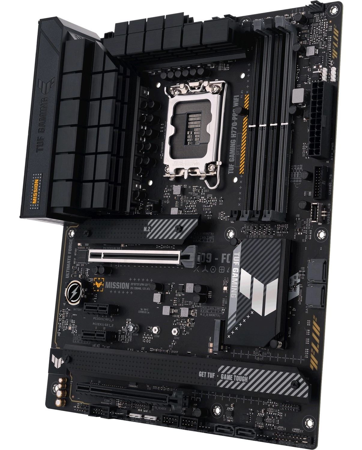 Asus Tuf Gamıng H770-Pro Wıfı Intel H770 Lga1700 Ddr5 7200 Dp Hdmı 4X M2 Usb3.2 Ax Wifi + Bt Aura Rgb 2.5Gbit Lan Atx (Tuf Gamıng H770-Pro Wıfı) Anakart - Görsel 3