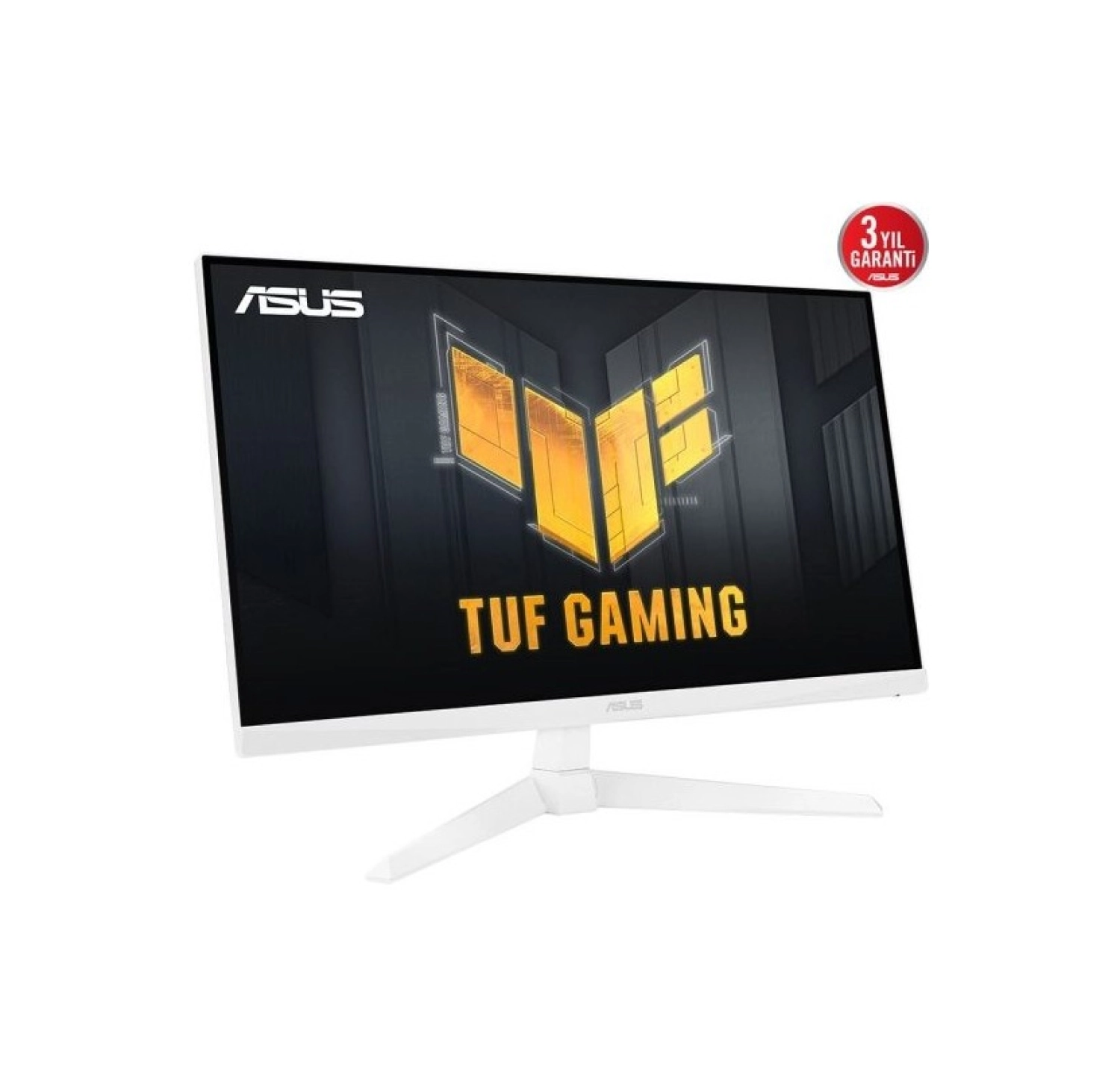 Asus Tuf Gaming Vg249Q3A-W 23.8 Fast Ips Freesync Premium Beyaz 1920X1080 1Ms 180Hz 250Cd Dp Hdmi Hoparlör Vesa 3Yıl 99% Srgb Elmb Monitör - Görsel 2