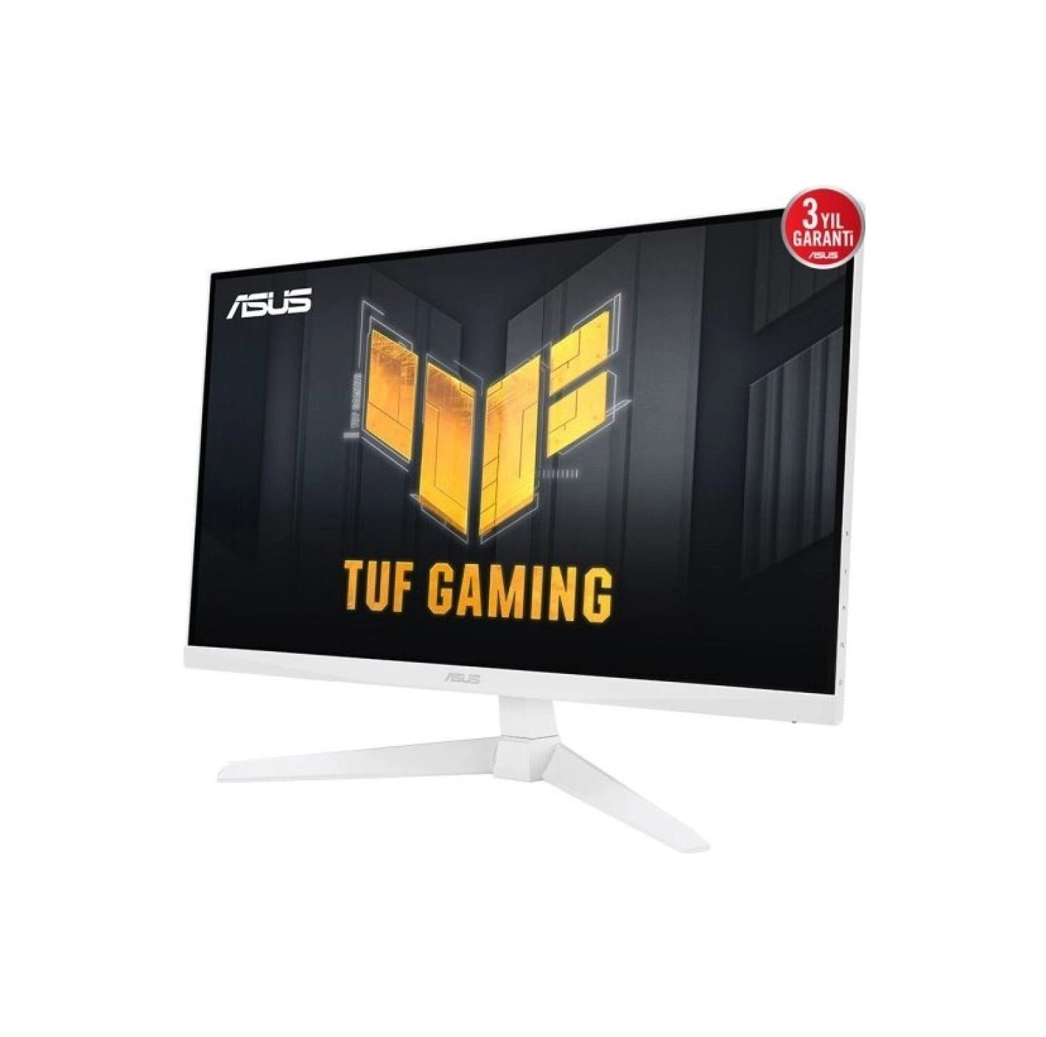 Asus Tuf Gaming Vg249Q3A-W 23.8 Fast Ips Freesync Premium Beyaz 1920X1080 1Ms 180Hz 250Cd Dp Hdmi Hoparlör Vesa 3Yıl 99% Srgb Elmb Monitör - Görsel 3