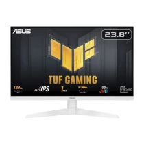 Asus Tuf Gaming Vg249Q3A-W 23.8 Fast Ips Freesync Premium Beyaz 1920X1080 1Ms 180Hz 250Cd Dp Hdmi Hoparlör Vesa 3Yıl 99% Srgb Elmb Monitör