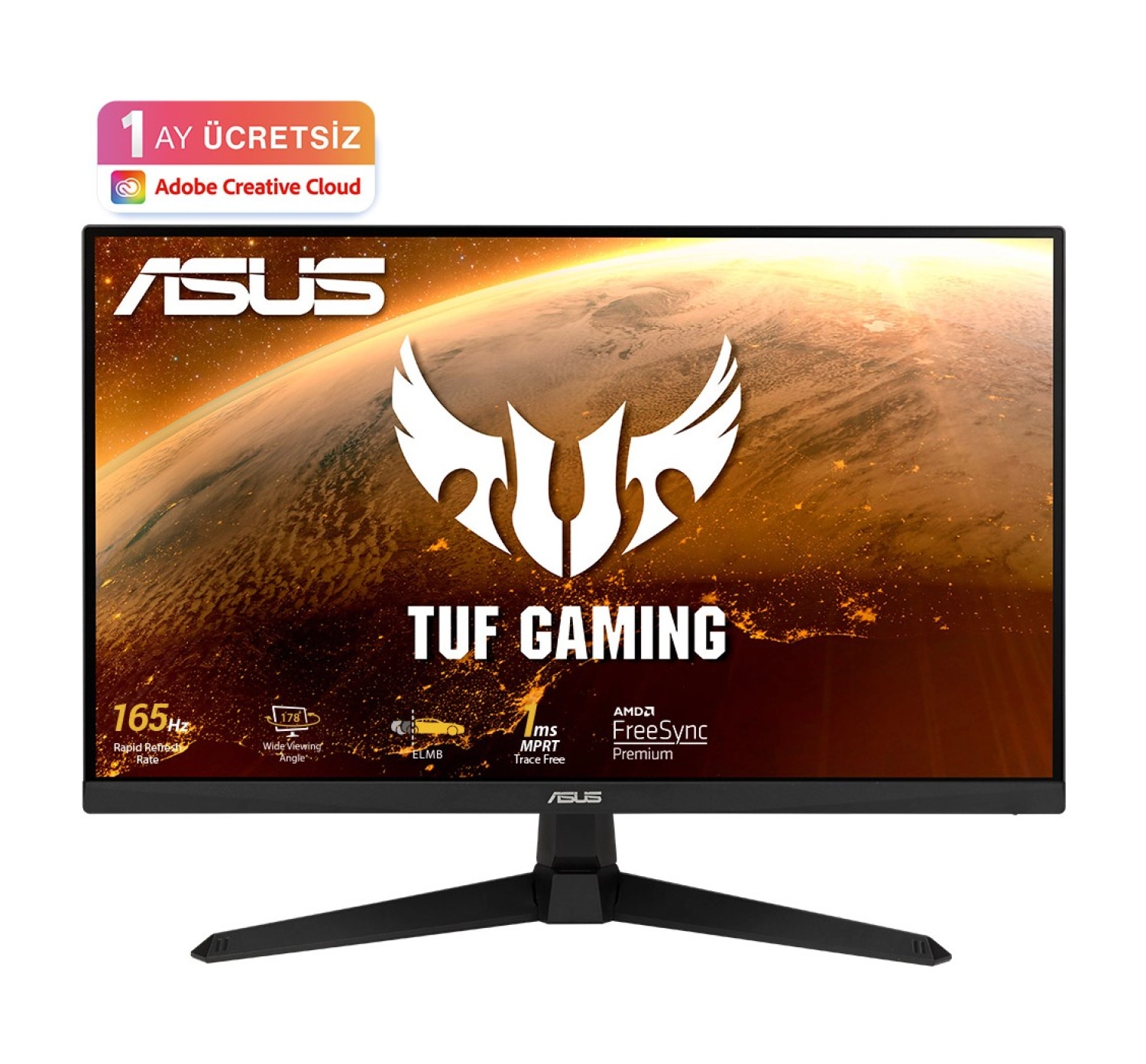Asus Tuf Gaming Vg277Q1A 27 Inç 165Hz 1Ms Full Hd Freesync Premium Va Gaming Monitör - Görsel 2