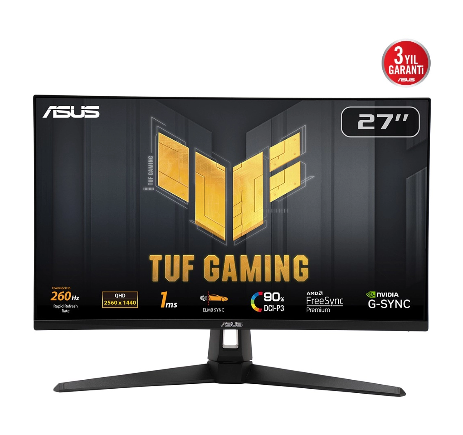 Asus Tuf Gaming Vg27Aqm1A 27" Monitör ürün görseli