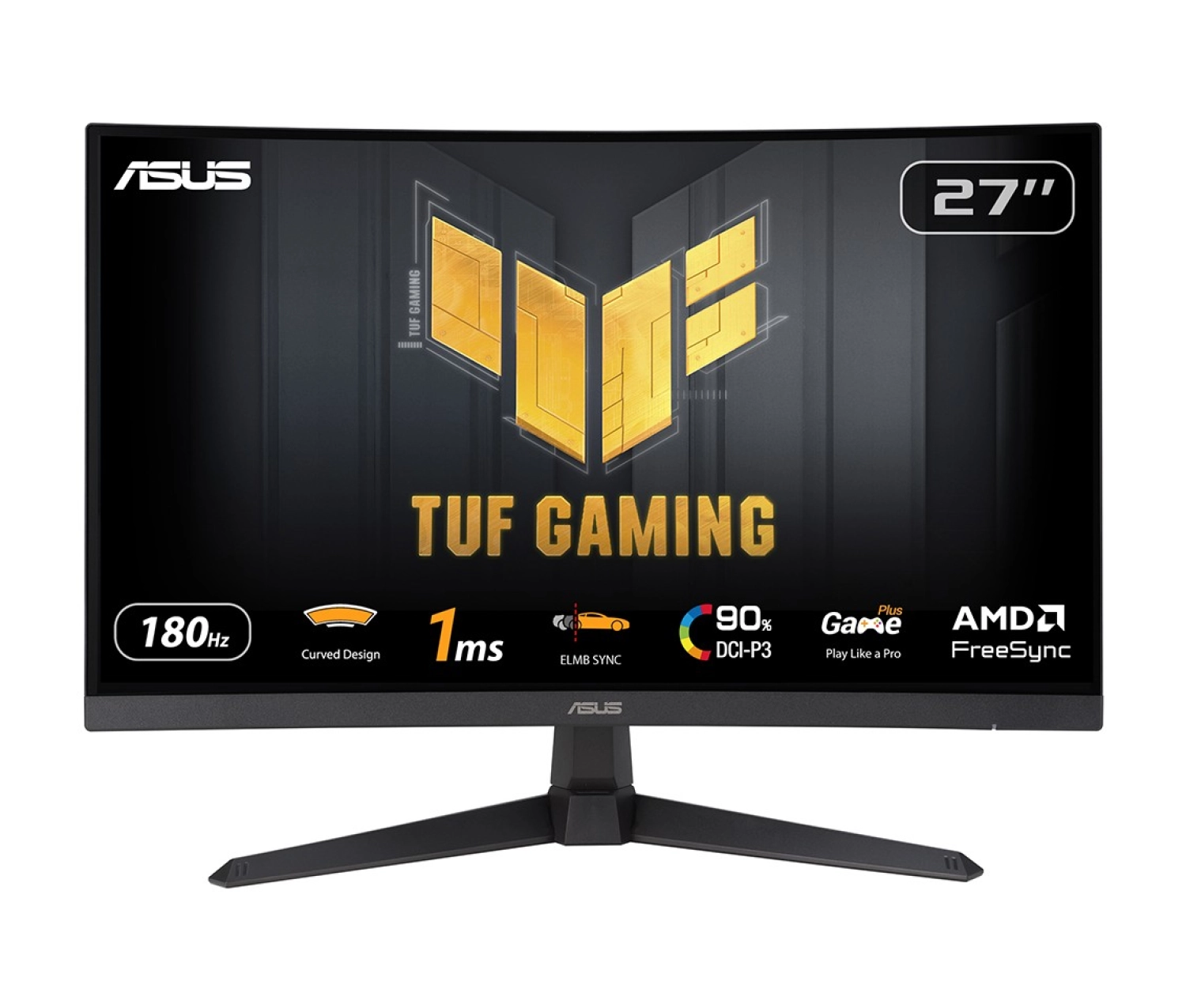 Asus Tuf Gaming Vg27Vq3B 27 Kavıslı Fast Va Freesync 1920X1080 1Ms 180Hz Monitör ürün görseli