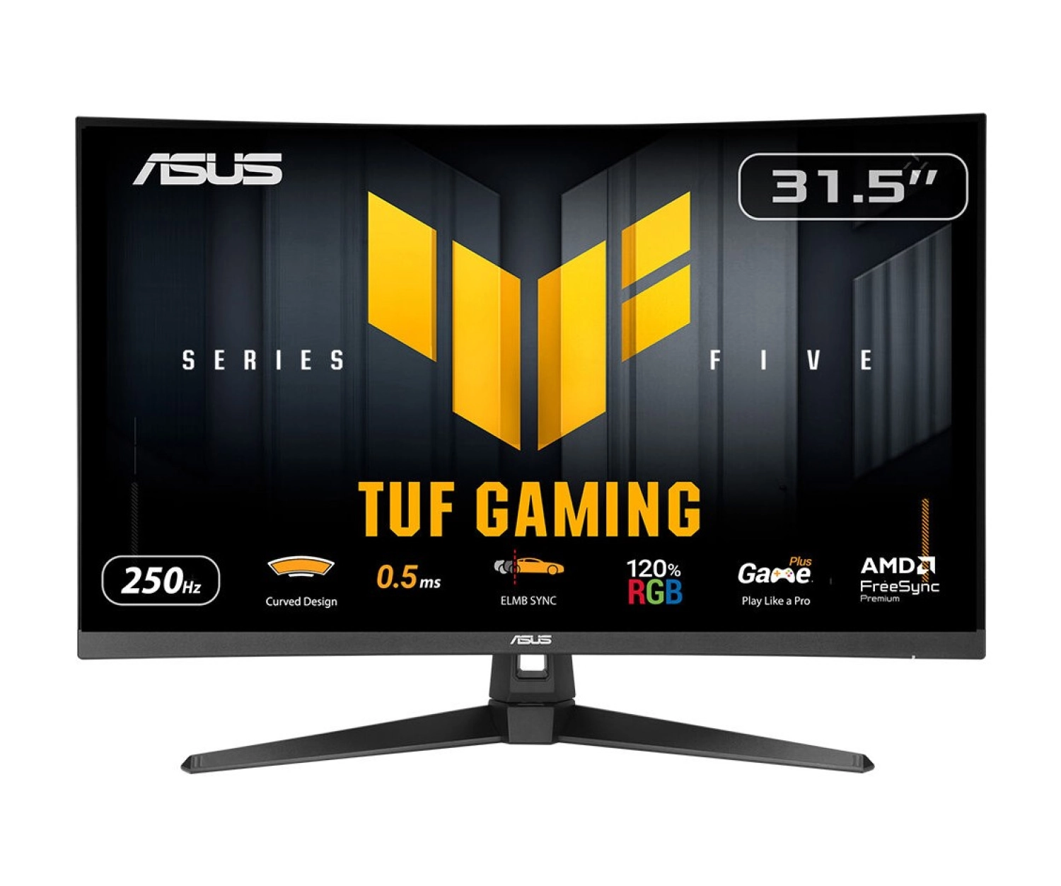 Asus Tuf Gaming Vg32Vqm5B 31.5" Fast Va Curved Fhd 250Hz 0.5Ms Adaptive-Sync Freesync Premium Monitör - Görsel 5