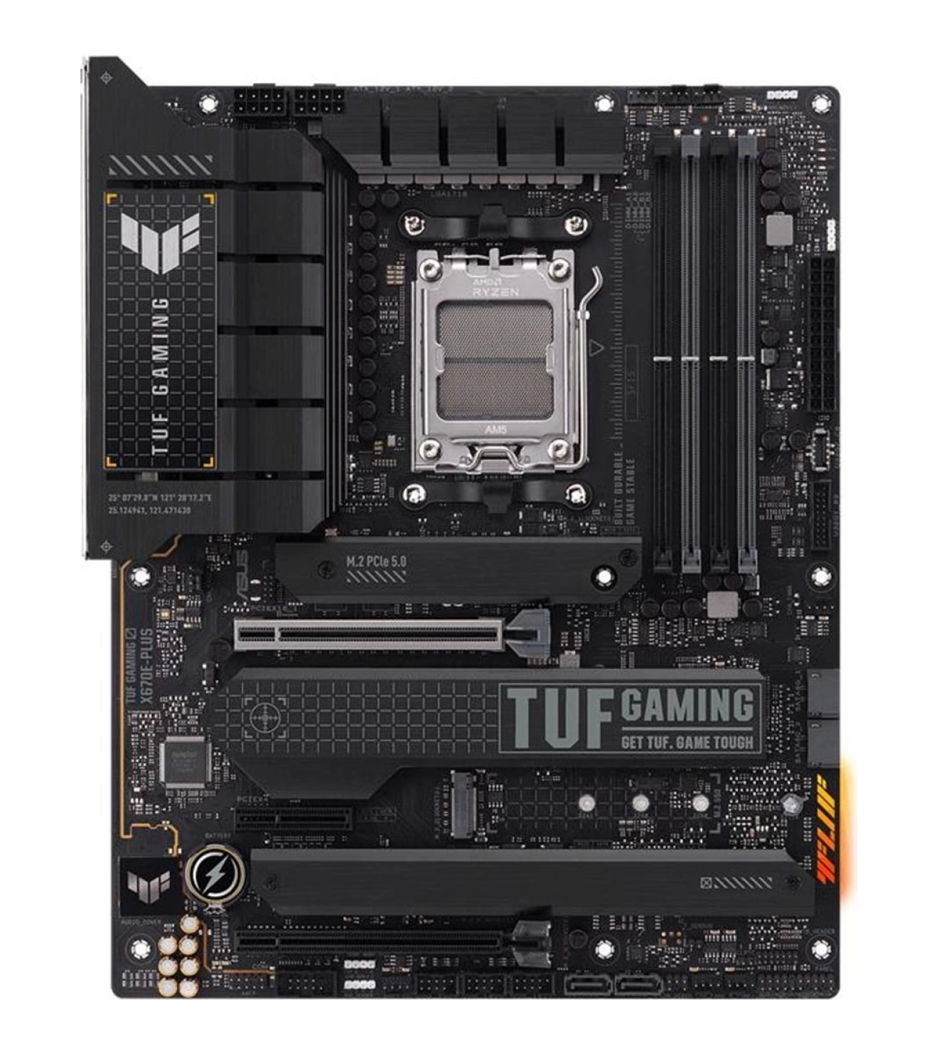 Asus Tuf Gaming X670E-Plus Ddr5 6400Mhz 1Xhdmi 1Xdp 4Xm.2 Usb 3.2 Atx Am5 (Amd Am5 7000 Seri̇si̇ İle Uyumlu ) ürün görseli