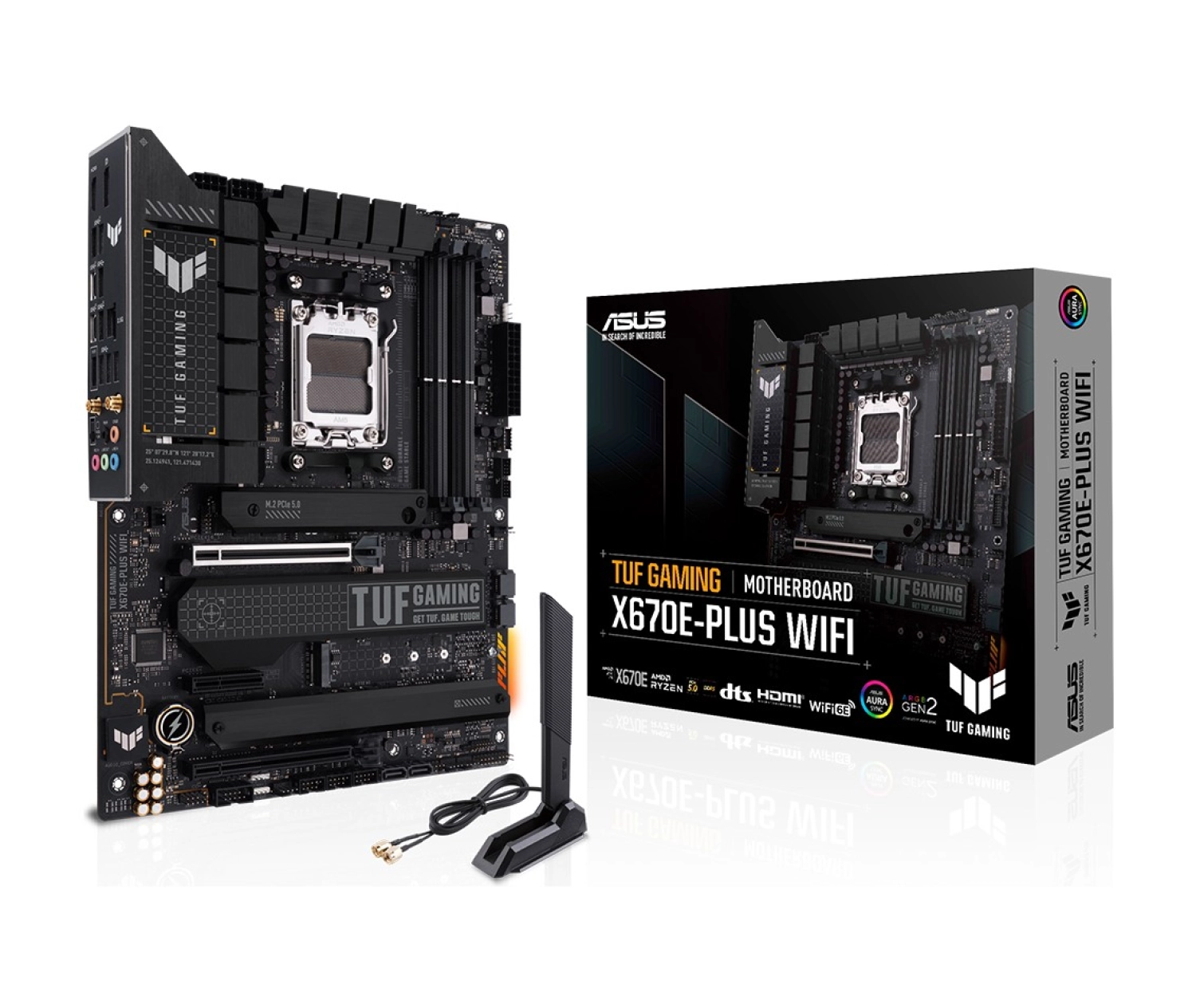 Asus Tuf Gaming X670E-Plus Wifi Amd X670E Am5 Ddr5 Atx Anakart - Görsel 5