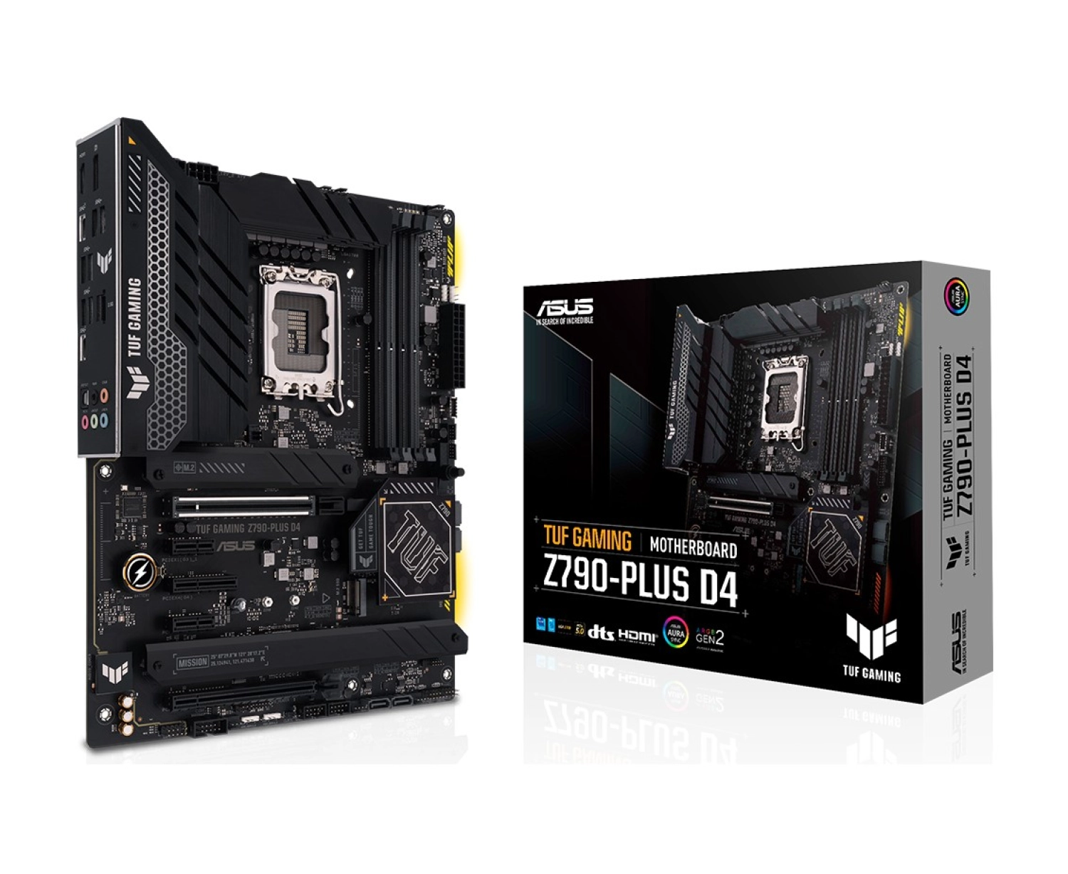 Asus Tuf Gaming Z790-Plus D4 Intel Z790 Lga1700 Ddr4 5333 Dp Hdmı 4X M2 Usb3.2 Aura Rgb 2.5Gbit Lan Atx (Tuf Gaming Z790-Plus D4) Anakart - Görsel 3