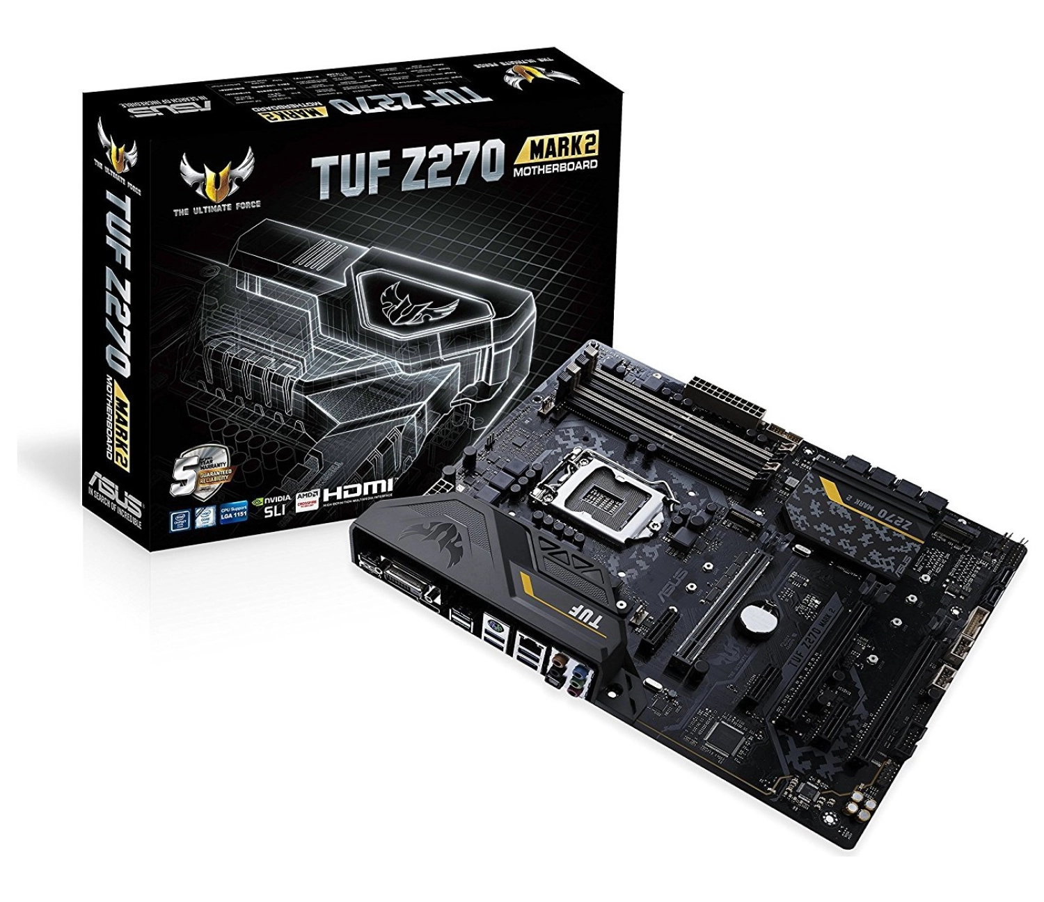 Asus Tuf Z270 Mark 2 Intel Z270 3866Mhz (O.c.) Ddr4 Soket 1151 Atx Anakart ürün görseli