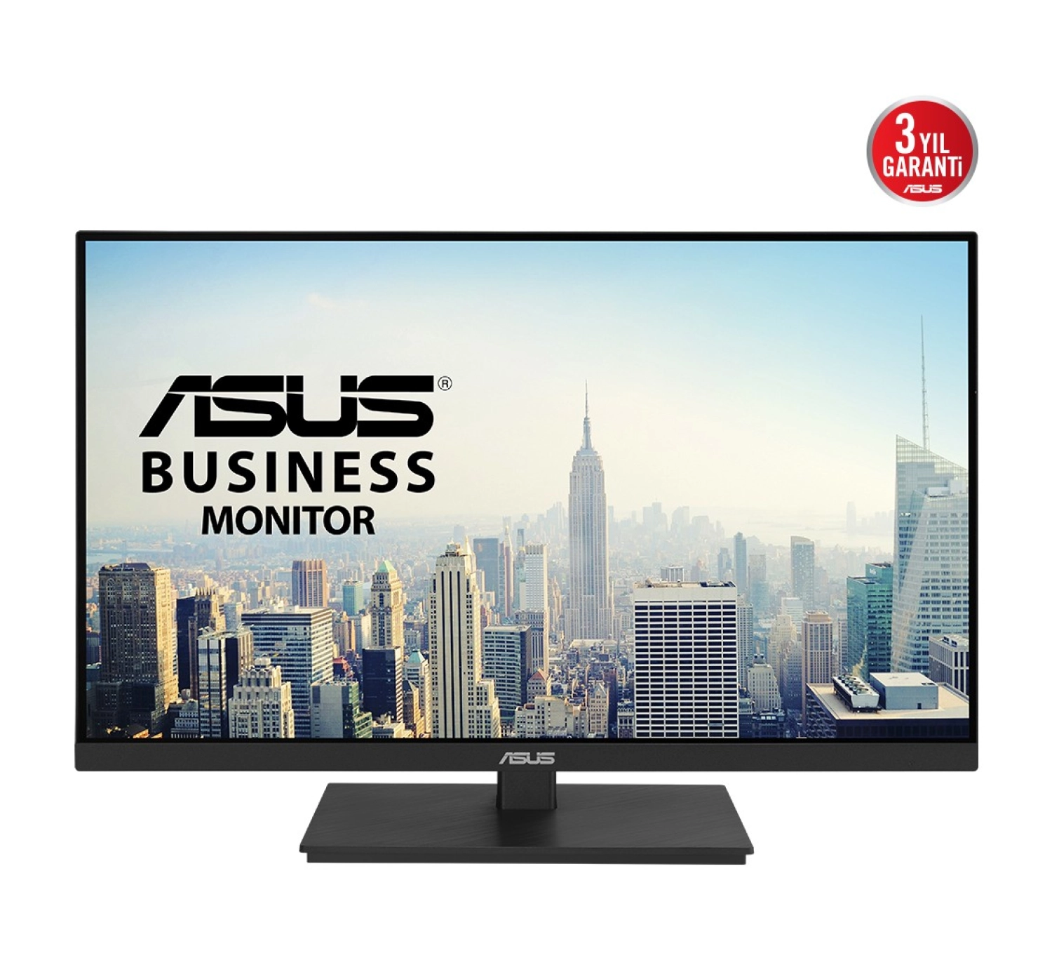 Asus Va27Ecpsn 27 Ips Freesync 1920X1080 5Ms 75Hz Dp Hdmi Usb-C Usb Mm Vesa 3Yil Rj45, Eyecare, Flicker-Free,Cercevesiz,Dusuk Mavi Isik Monitör - Görsel 2