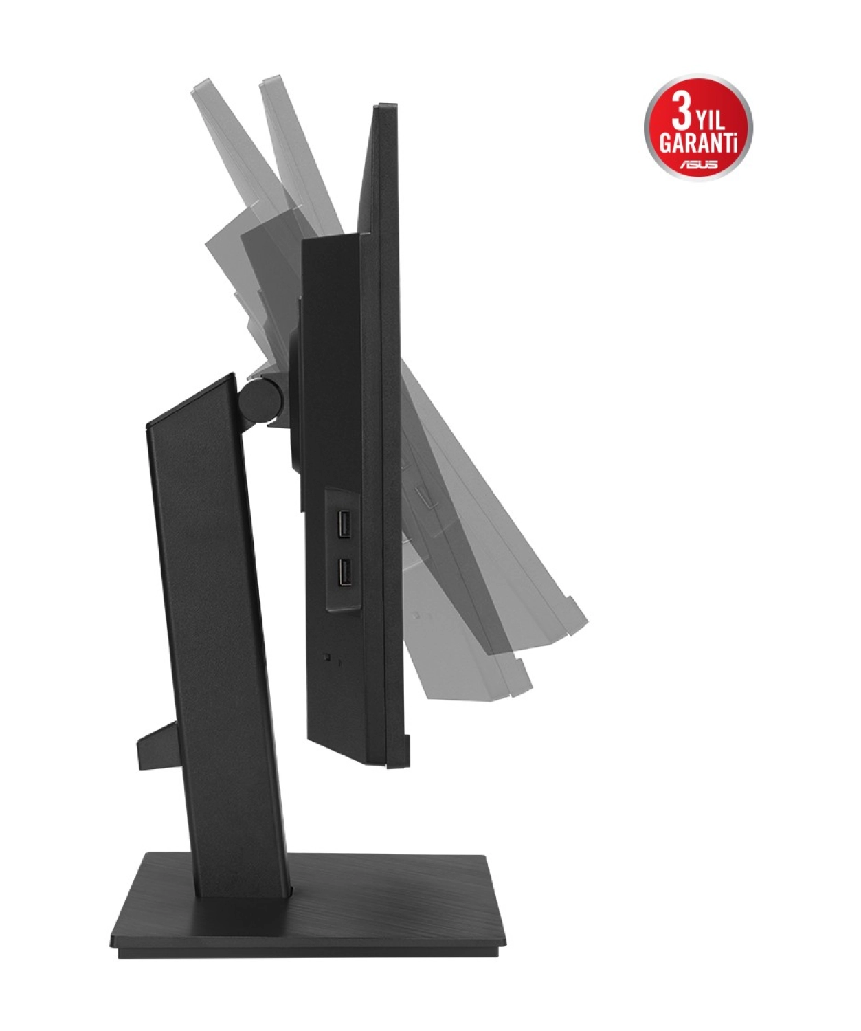 Asus Va27Ecpsn 27 Ips Freesync 1920X1080 5Ms 75Hz Dp Hdmi Usb-C Usb Mm Vesa 3Yil Rj45, Eyecare, Flicker-Free,Cercevesiz,Dusuk Mavi Isik Monitör - Görsel 6