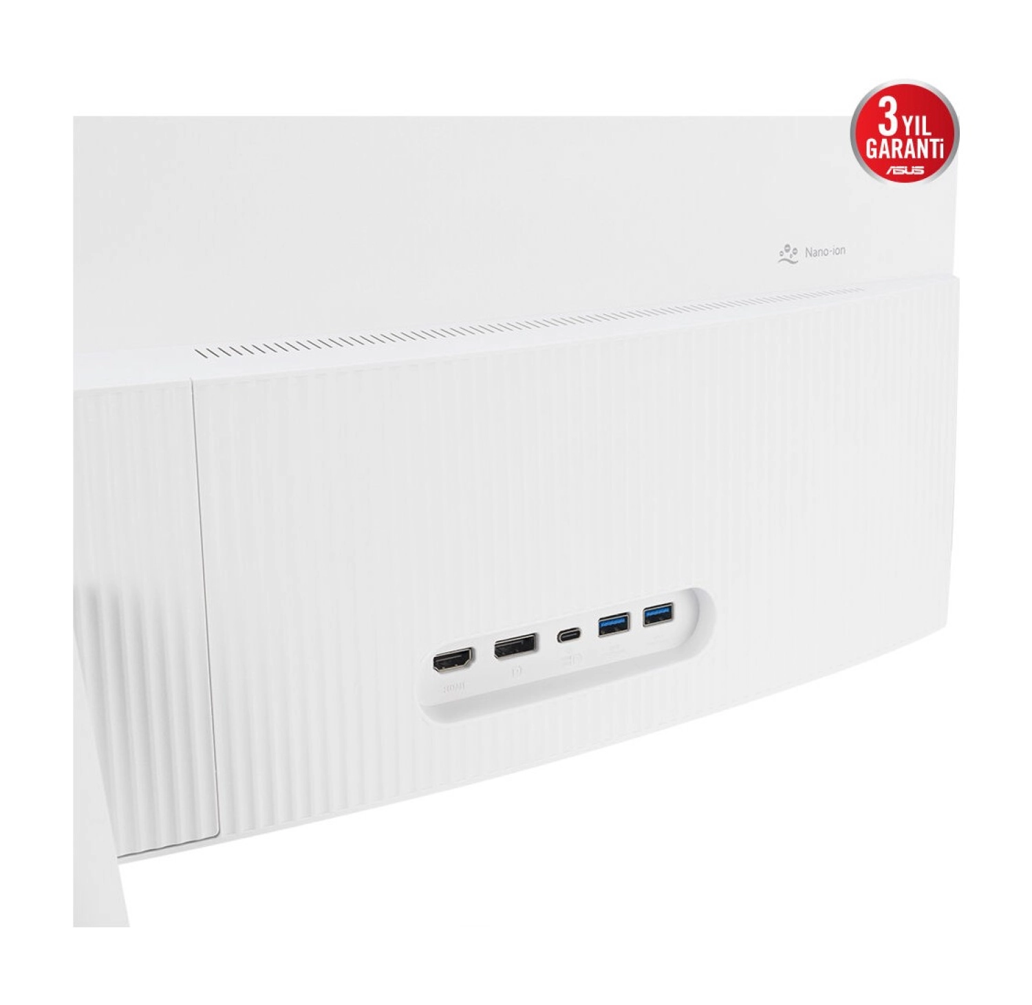 Asus Vu34Wcip-W 34 Va Kavisli Nano Iyon Wqhd 3440X1440 1Ms 100Hz 300Cd Dp Hdmi Usb-C Usb Hoparlör Vesa - Görsel 8