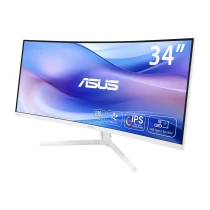 Asus Vu34Wcip-W 34 Va Kavisli Nano Iyon Wqhd 3440X1440 1Ms 100Hz 300Cd Dp Hdmi Usb-C Usb Hoparlör Vesa