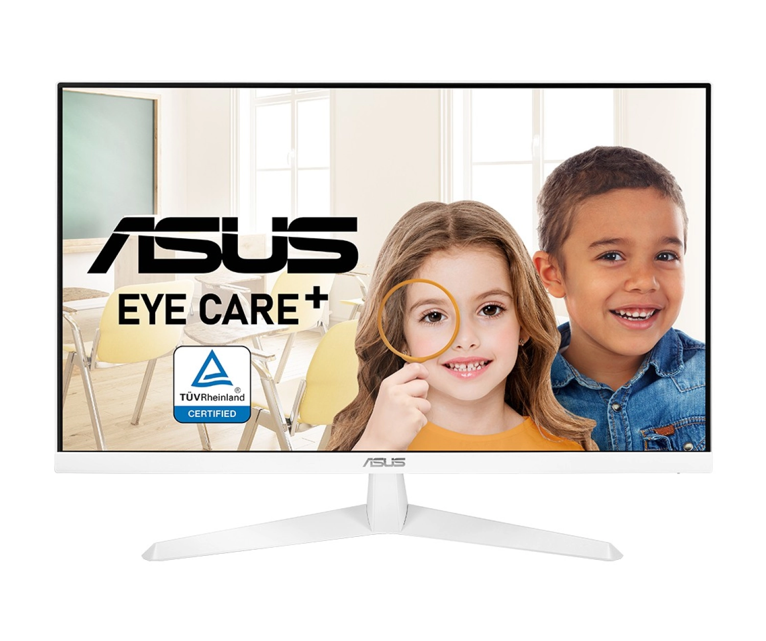 Asus Vy279He-W 27" Ips Fhd 75Hz 1Ms Hdmi Vga Çerçevesiz Eyecare Beyaz Monitör ürün görseli