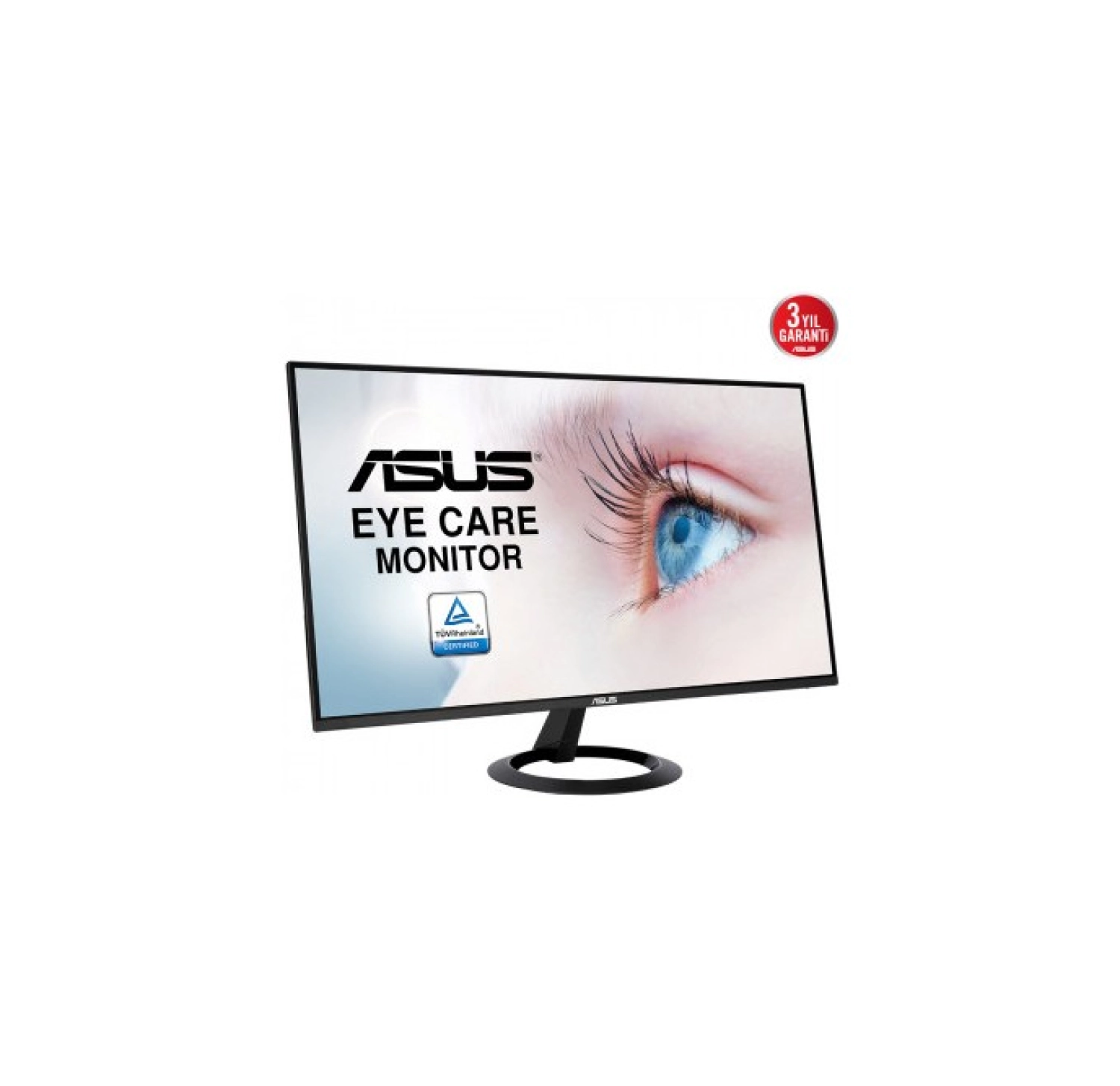 Asus Vz27Ehe 27 Ips Freesync 1920X1080 1Ms 75Hz Hdmi Vga Vesa 3Yil Eyecare, Flicker-Free,Cercevesiz,Dusuk Mavi Isik,Ultra Slim Monitör - Görsel 2