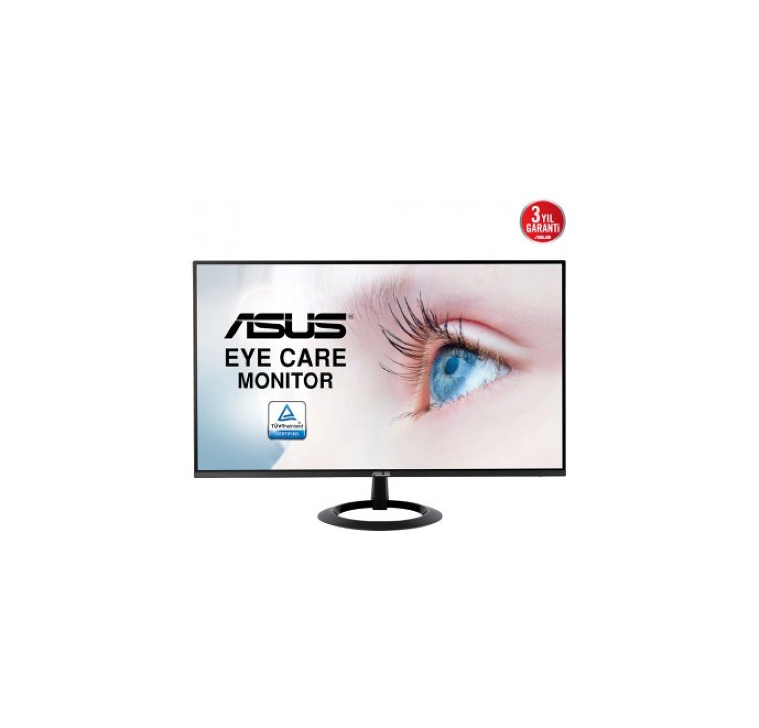 Asus Vz27Ehe 27 Ips Freesync 1920X1080 1Ms 75Hz Hdmi Vga Vesa 3Yil Eyecare, Flicker-Free,Cercevesiz,Dusuk Mavi Isik,Ultra Slim Monitör - Görsel 3
