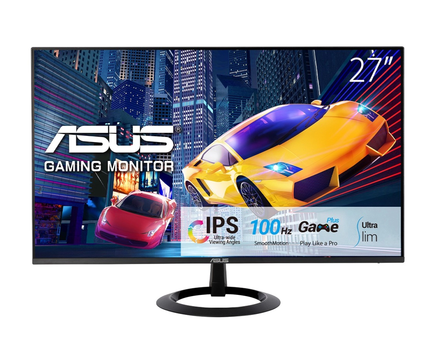 Asus Vz27Ehf 27 Ips Freesync 1920X1080 1Ms 100Hz Hdmi Vesa 3Yil Eyecare, Flicker-Free,Cercevesiz,Dusuk Mavi Isik Monitör - Görsel 3