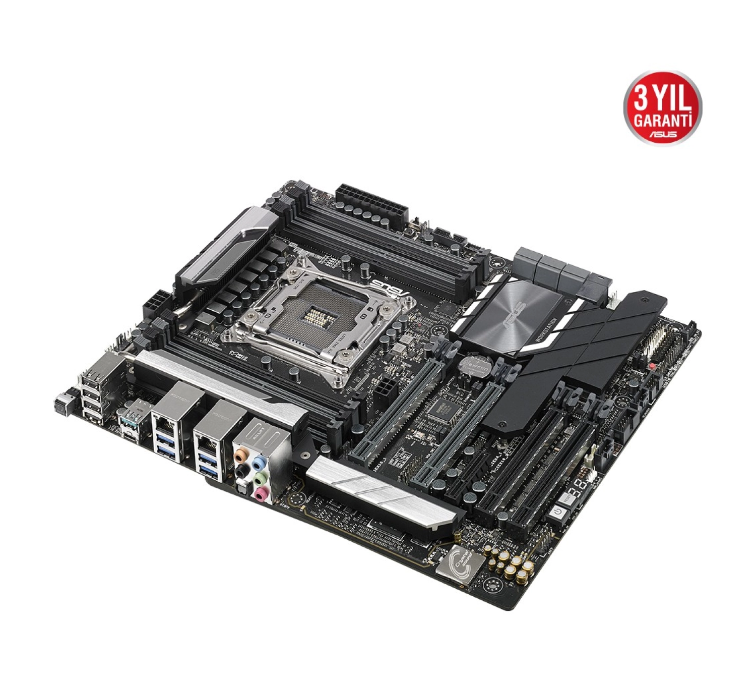 Asus Ws C422 Pro/Se Intel C422 Lga2066 Ddr4 2933 Vga M2 Usb3.1 2 Adet Lan Atx(Ws C422 Pro/Se) Anakart - Görsel 2