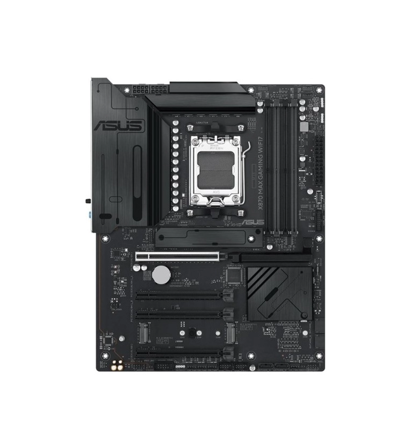 Asus X870 Max Gaming Wıfı7 Ddr5 Hdmı-Dp Typec Pcıe 5.0 Am5 Atx Anakart - Görsel 2
