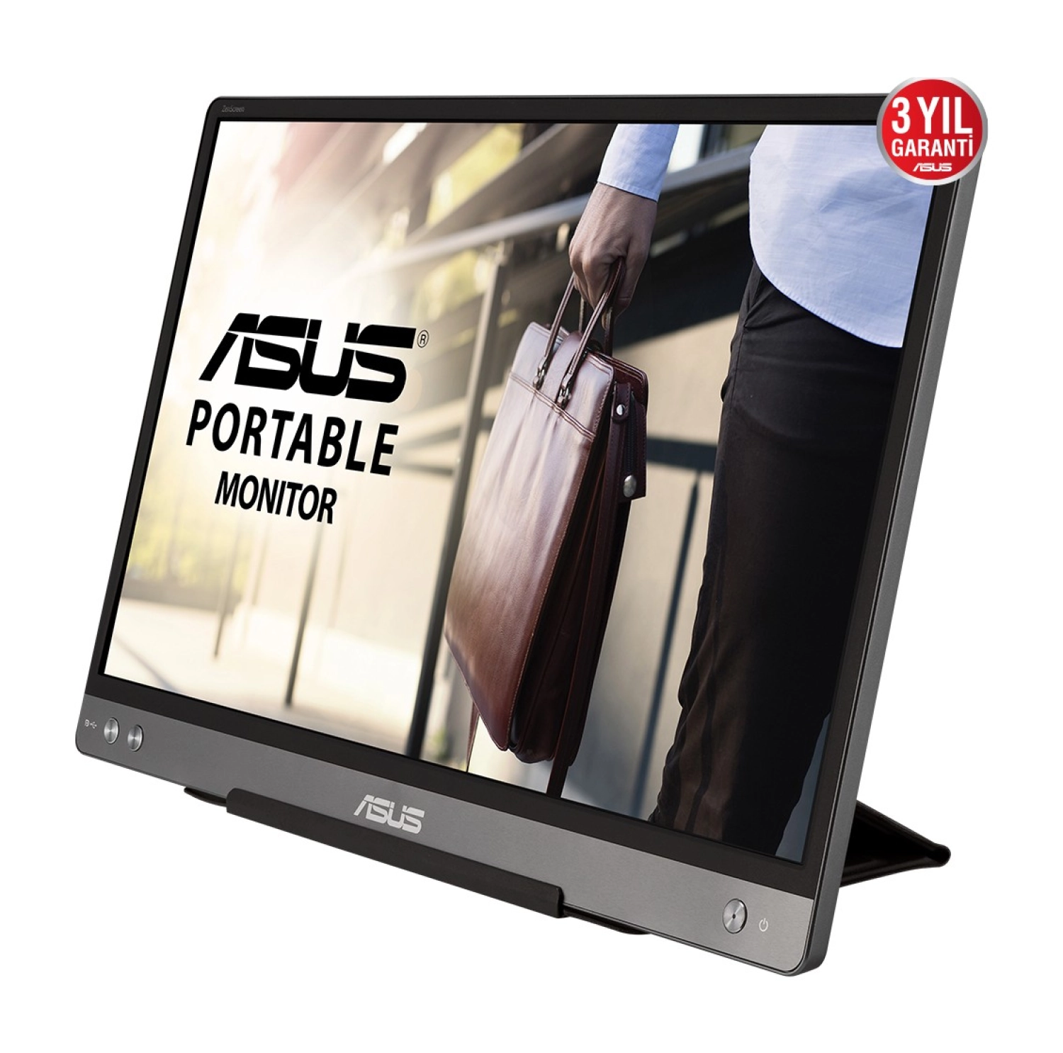 Asus Zenscreen Mb14Ac 14" 60Hz 5Ms Full Hd Ips Taşınabilir Led Monitör - Görsel 2