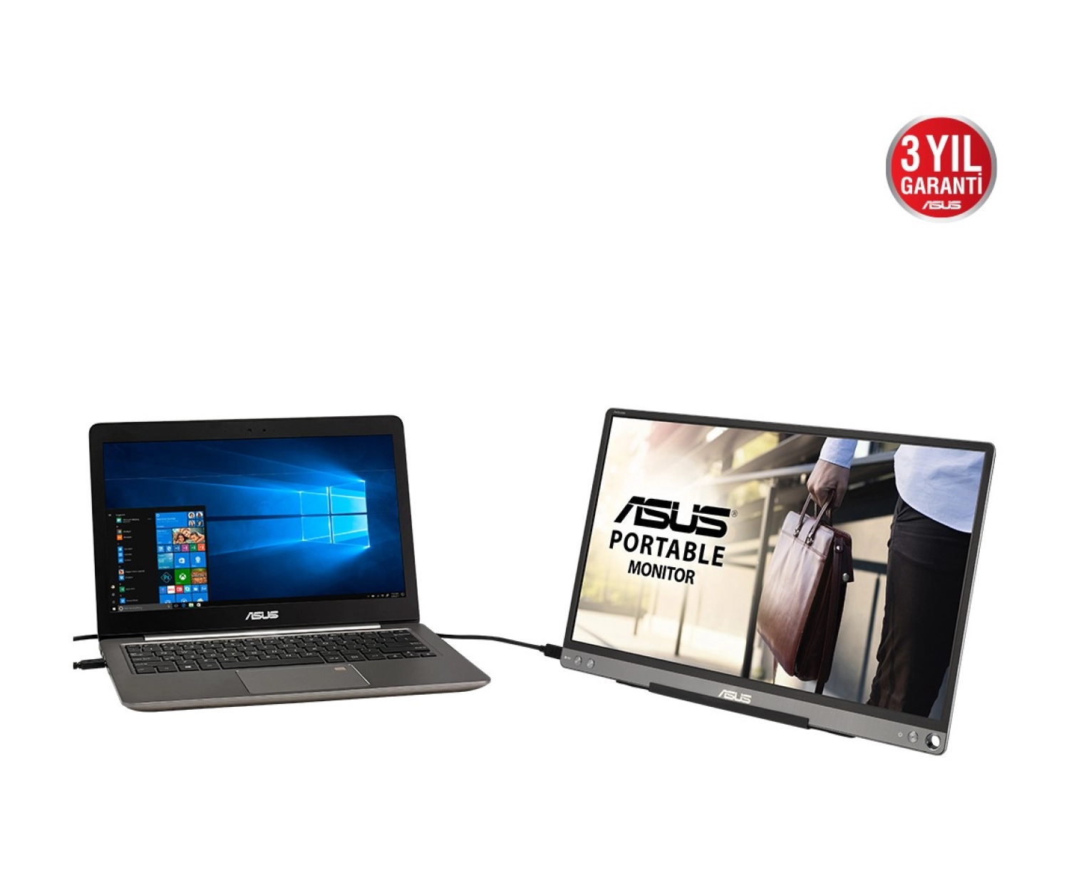 Asus Zenscreen Mb16Ace 15.6" 60Hz 5Ms (Type-C) Full Hd Ips Monitör - Görsel 4