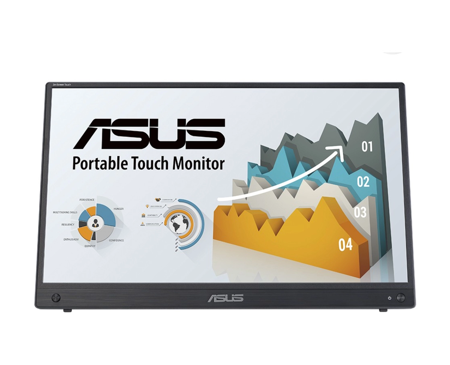 Asus Zenscreen Mb16Aht 15,6 60 Hz 5Ms (Mini-Hdmı Usb-C Mm) Ips 1920X1080 Taşınabilir Usb Monitör - Görsel 2