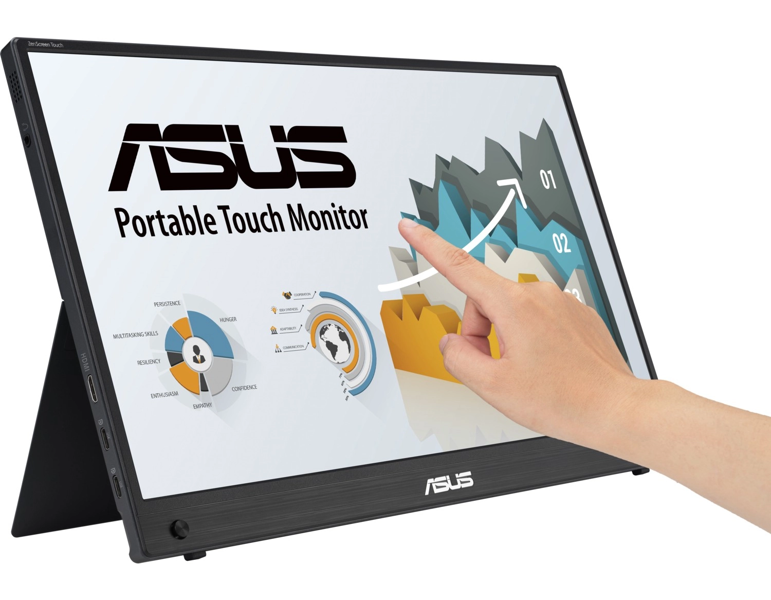 Asus Zenscreen Mb16Aht 15,6 60 Hz 5Ms (Mini-Hdmı Usb-C Mm) Ips 1920X1080 Taşınabilir Usb Monitör - Görsel 6