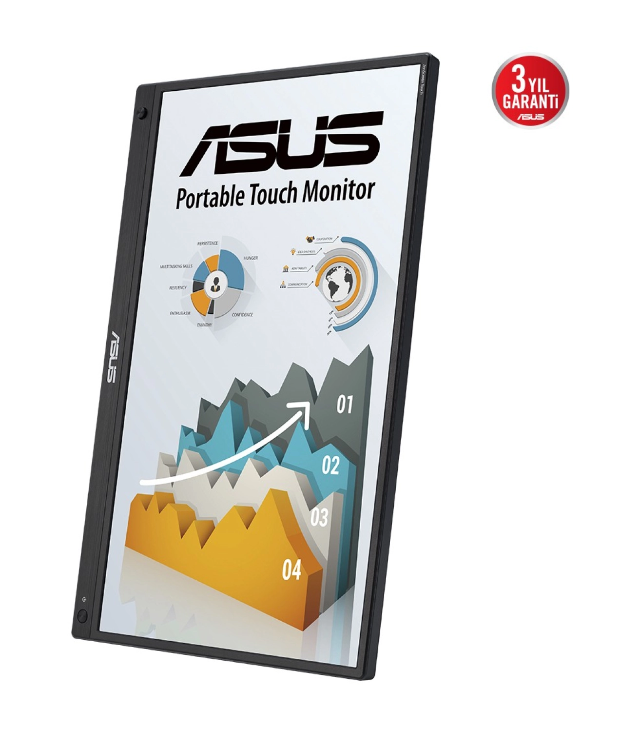 Asus Zenscreen Mb16Amtr Portable 15.6 Ips 1920X1080 5Ms Mini-Hdmı Usb-C Mm Dokunmatik, Taşınabilir Usb Monitör - Görsel 4