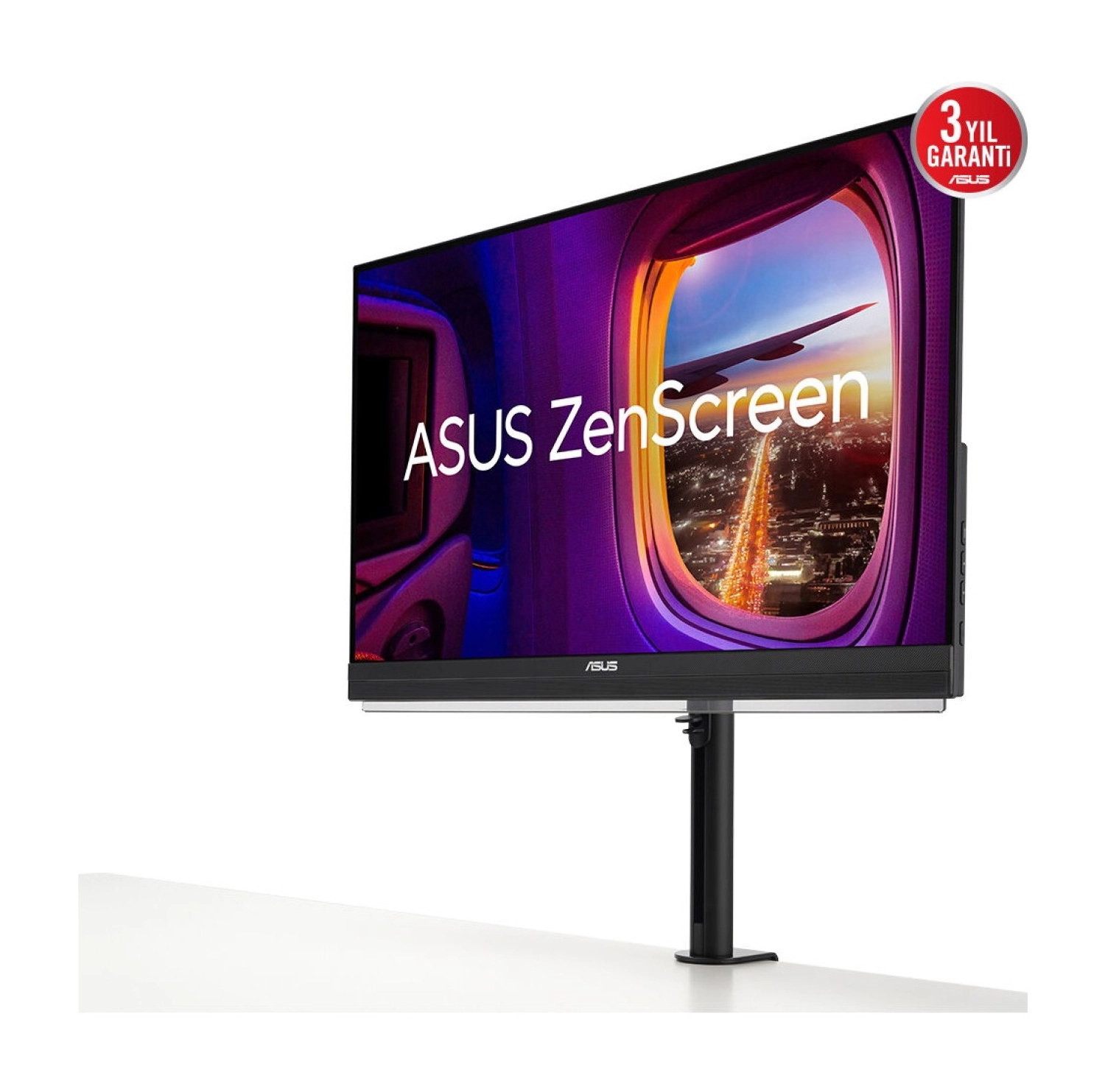 Asus Zenscreen Mb27Acf 27 Ips 2560X1440 5Ms 100Hz 300Cd Hdmi Usb Hoparlör Vesa - Görsel 7