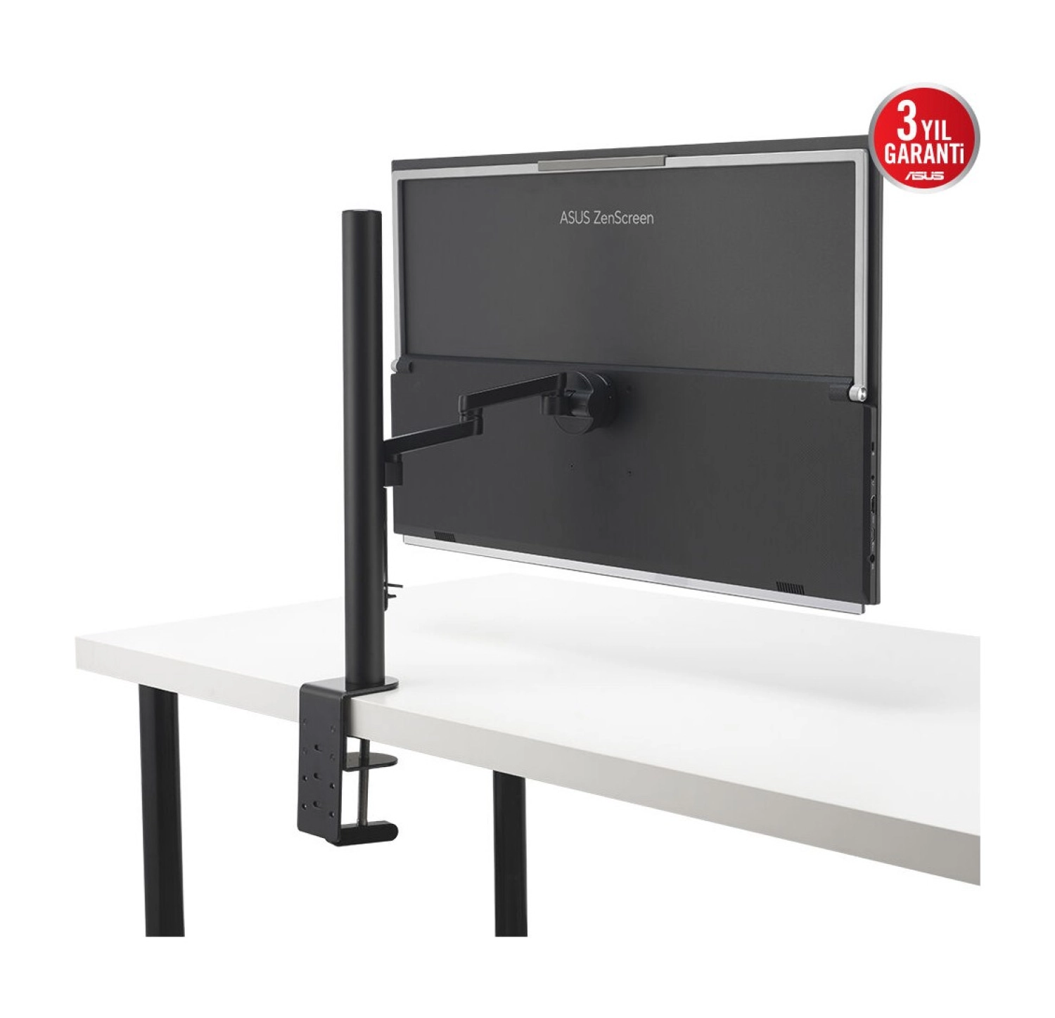 Asus Zenscreen Mb27Acf 27 Ips 2560X1440 5Ms 100Hz 300Cd Hdmi Usb Hoparlör Vesa - Görsel 6