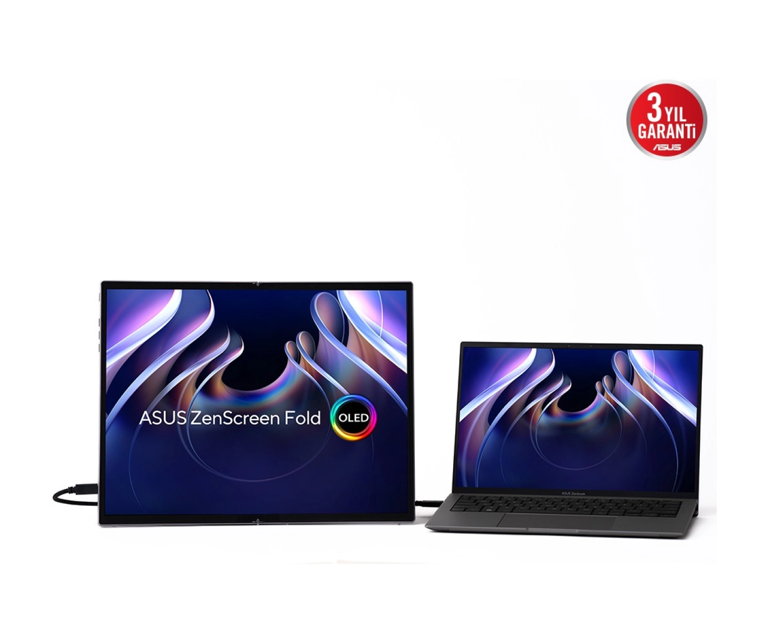 Asus Zenscreen Mq17Qh 17.3 Oled 2560X1920 0.2Ms 60Hz Oyuncu Monitörü - Görsel 3